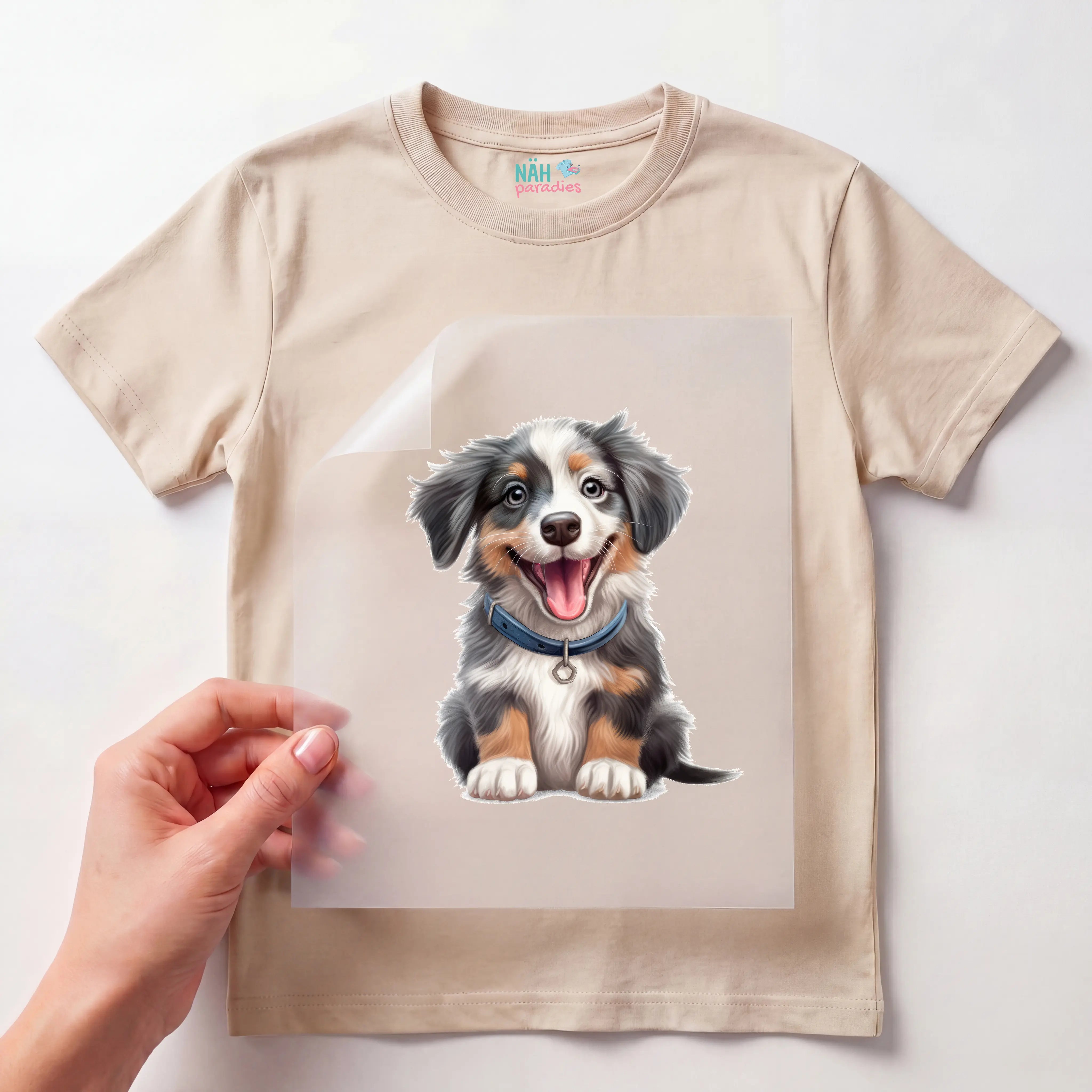 Bügelbild Hund Australian Shepherd