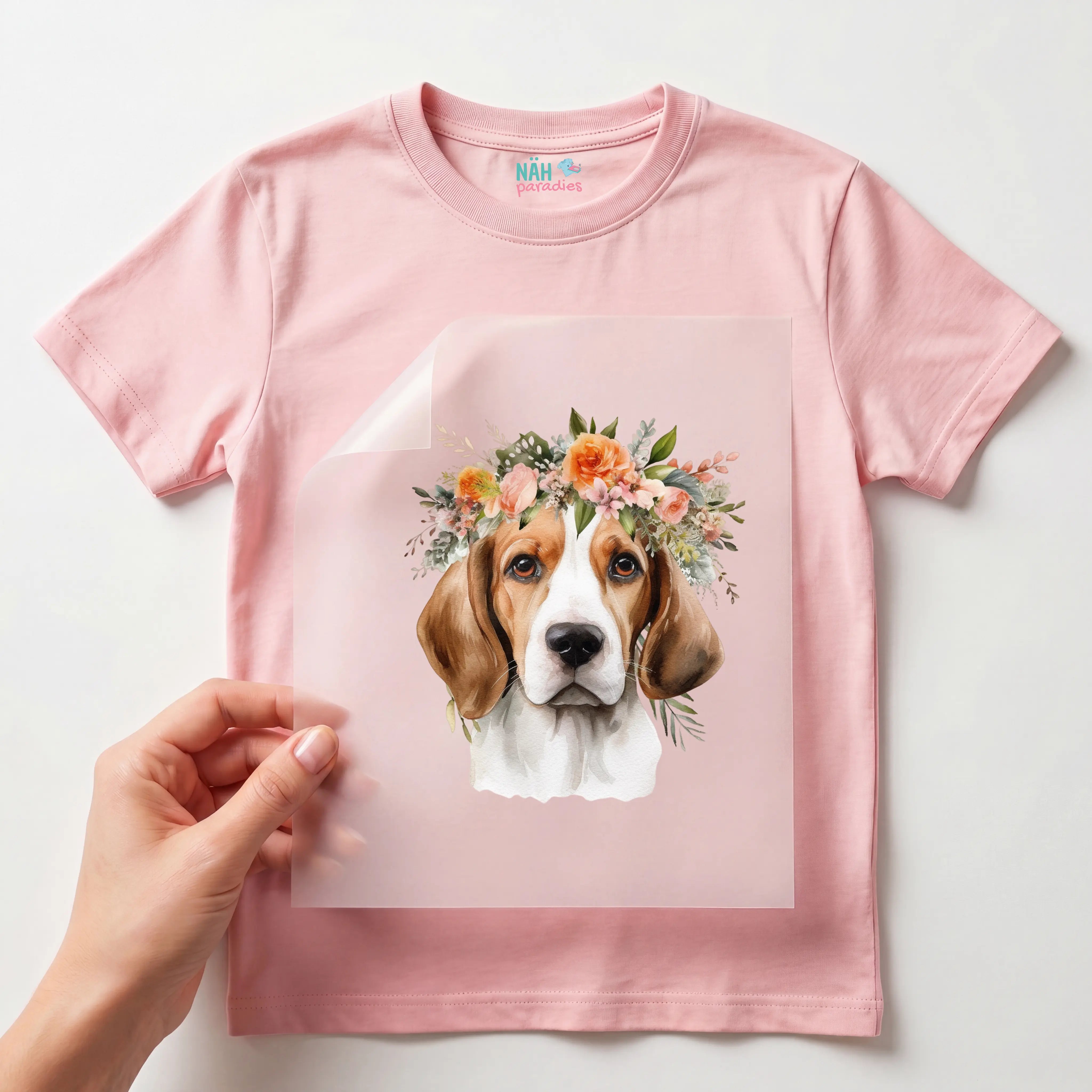 Bügelbild Hund Beagle
