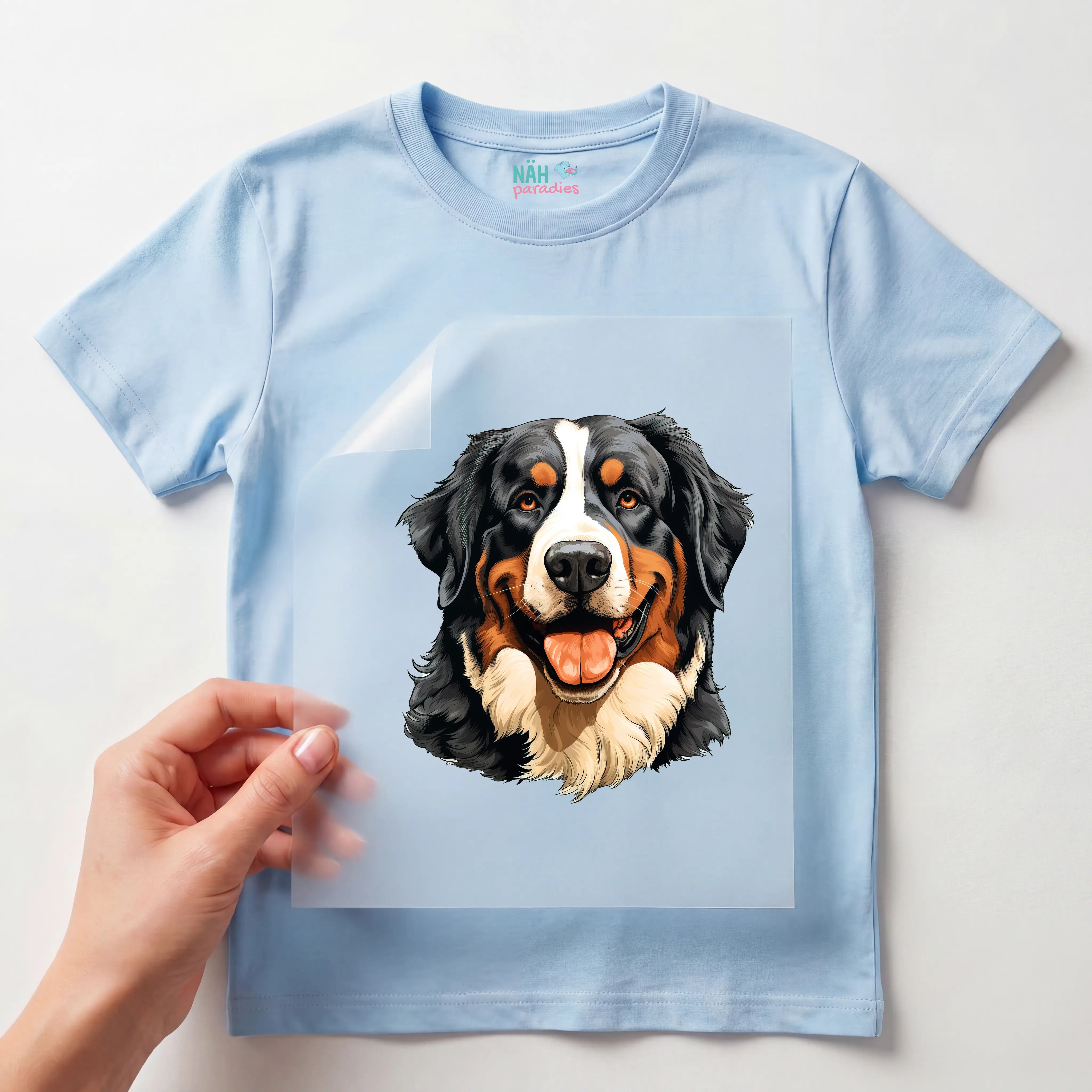 Bügelbild Hund Berner Sennenhund