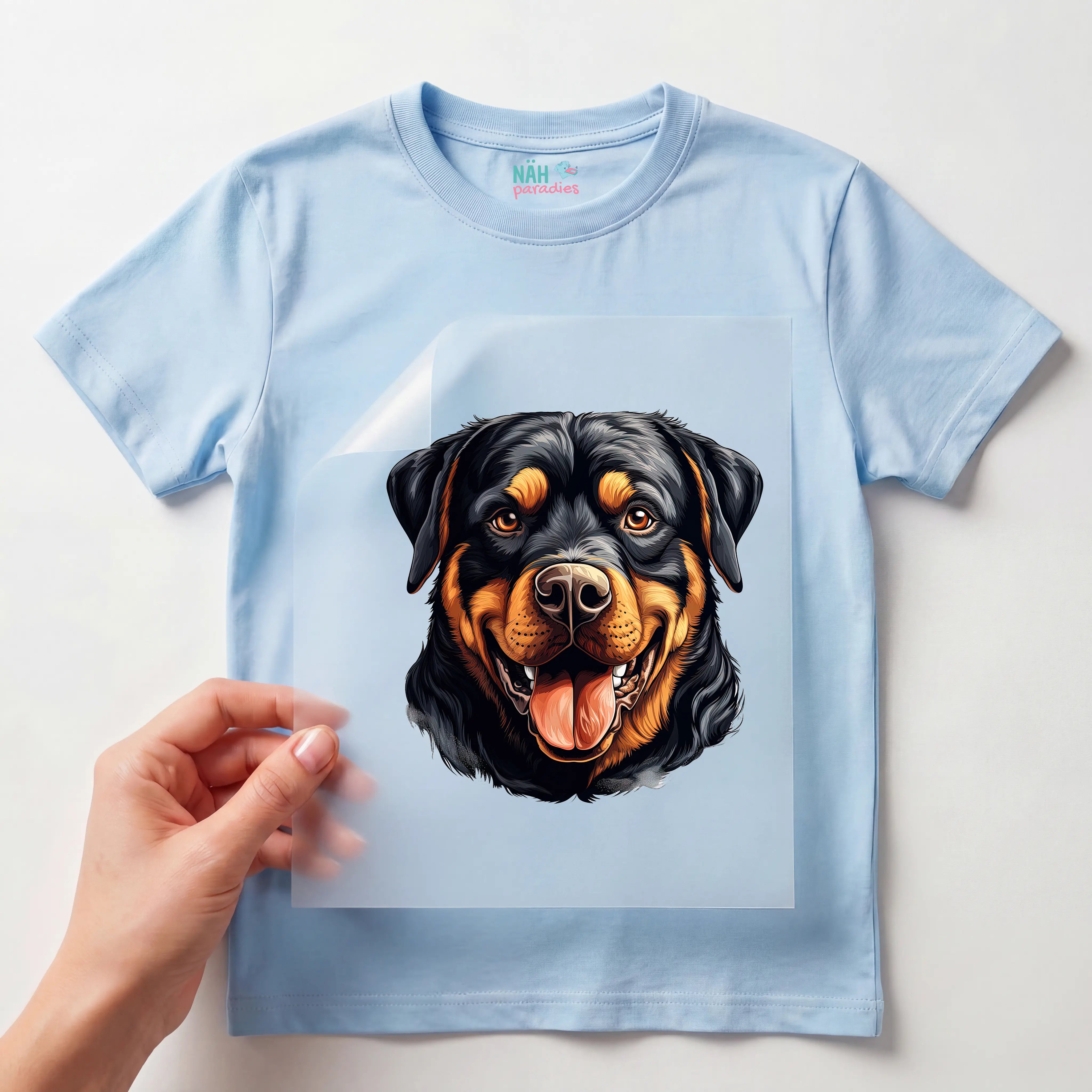 Bügelbild Hund Rottweiler