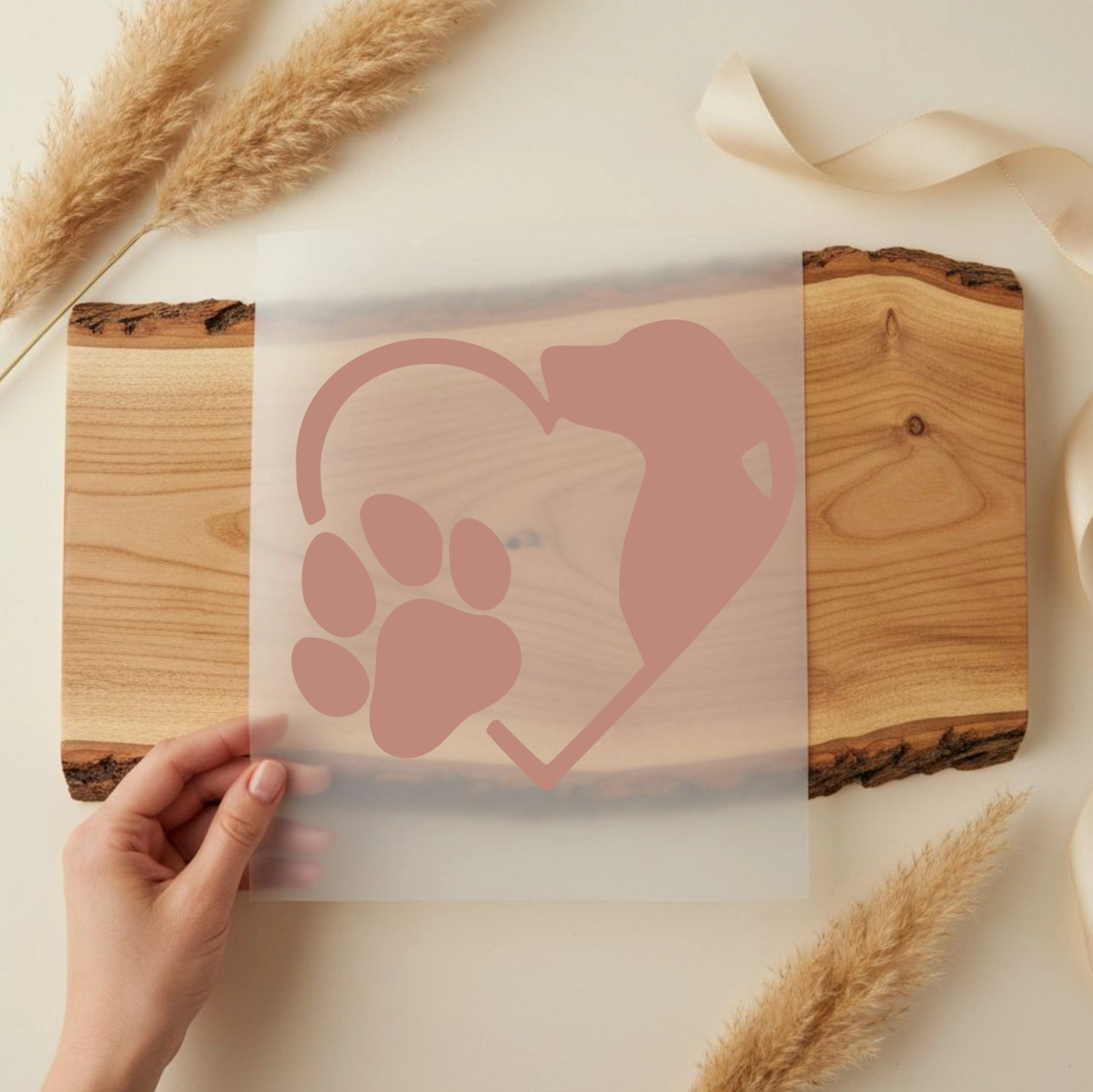 Bügelbild Hundeliebe