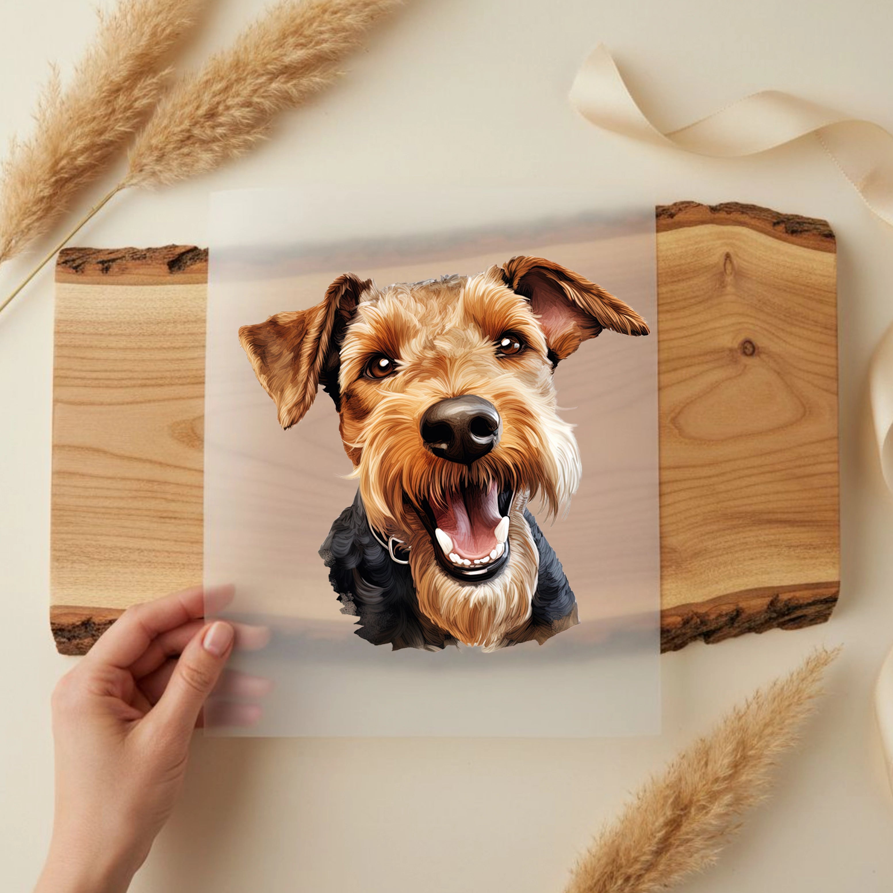 Bügelbild Hund Welsh Terrier