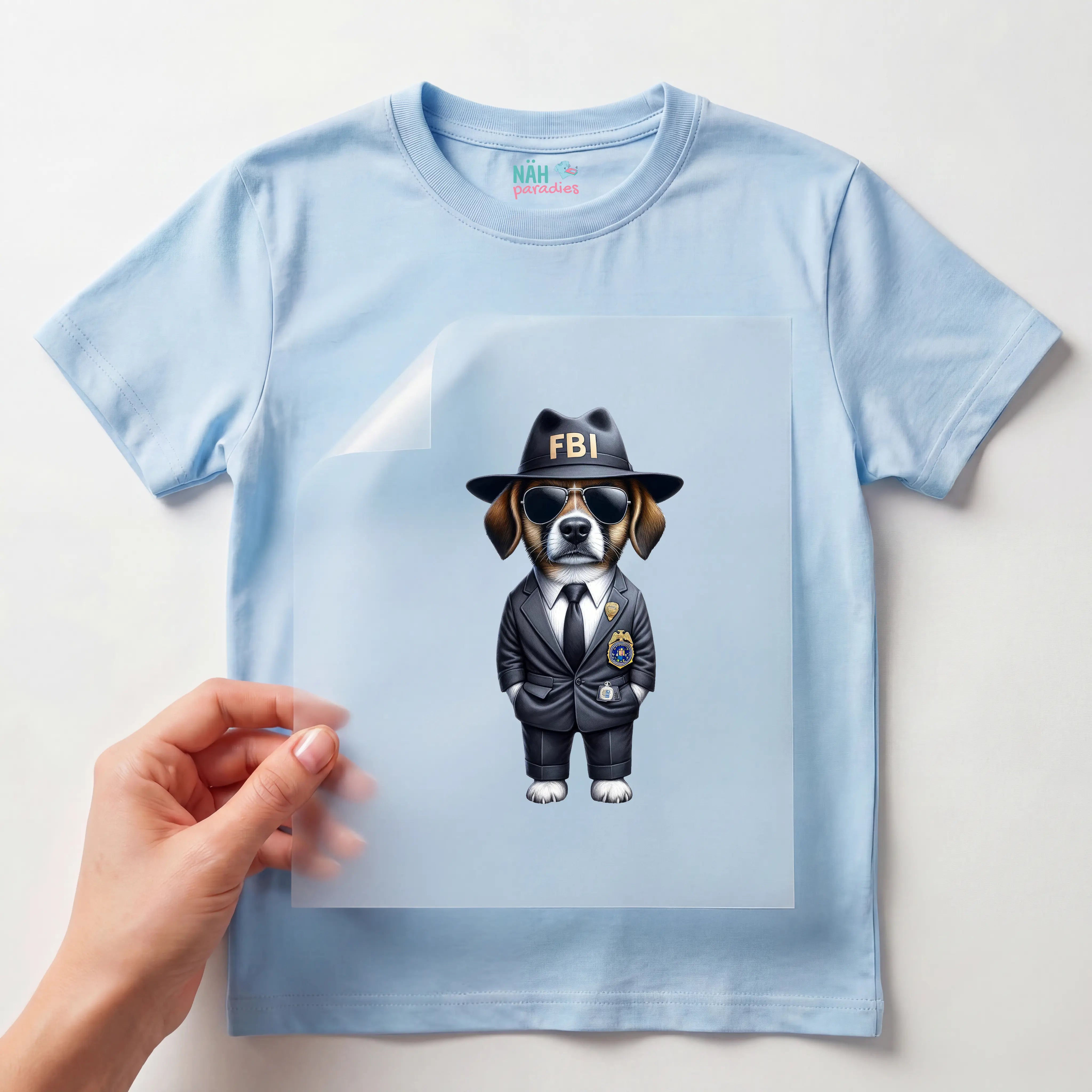 Bügelbild Detective Dog