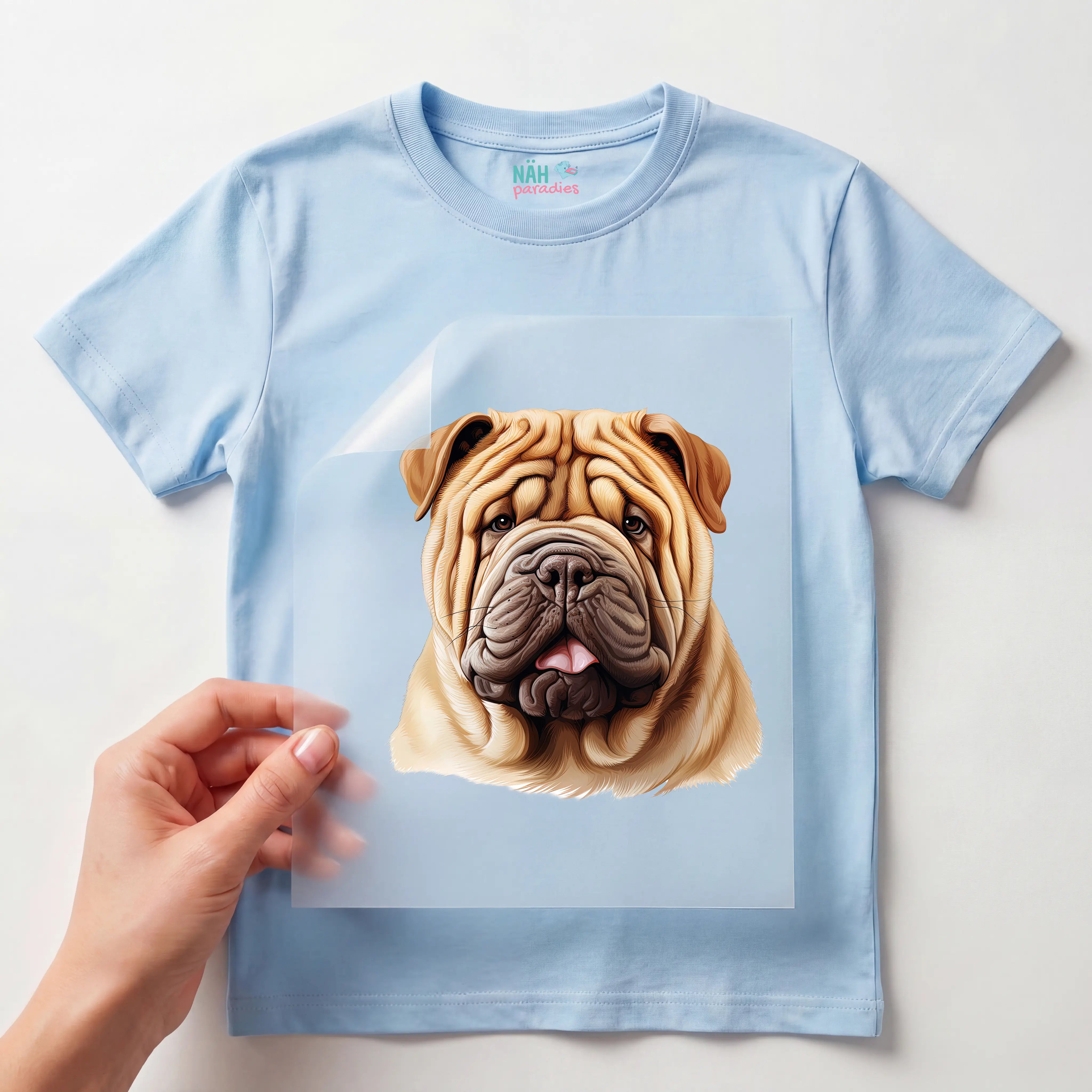Bügelbild Hund Shar Pei