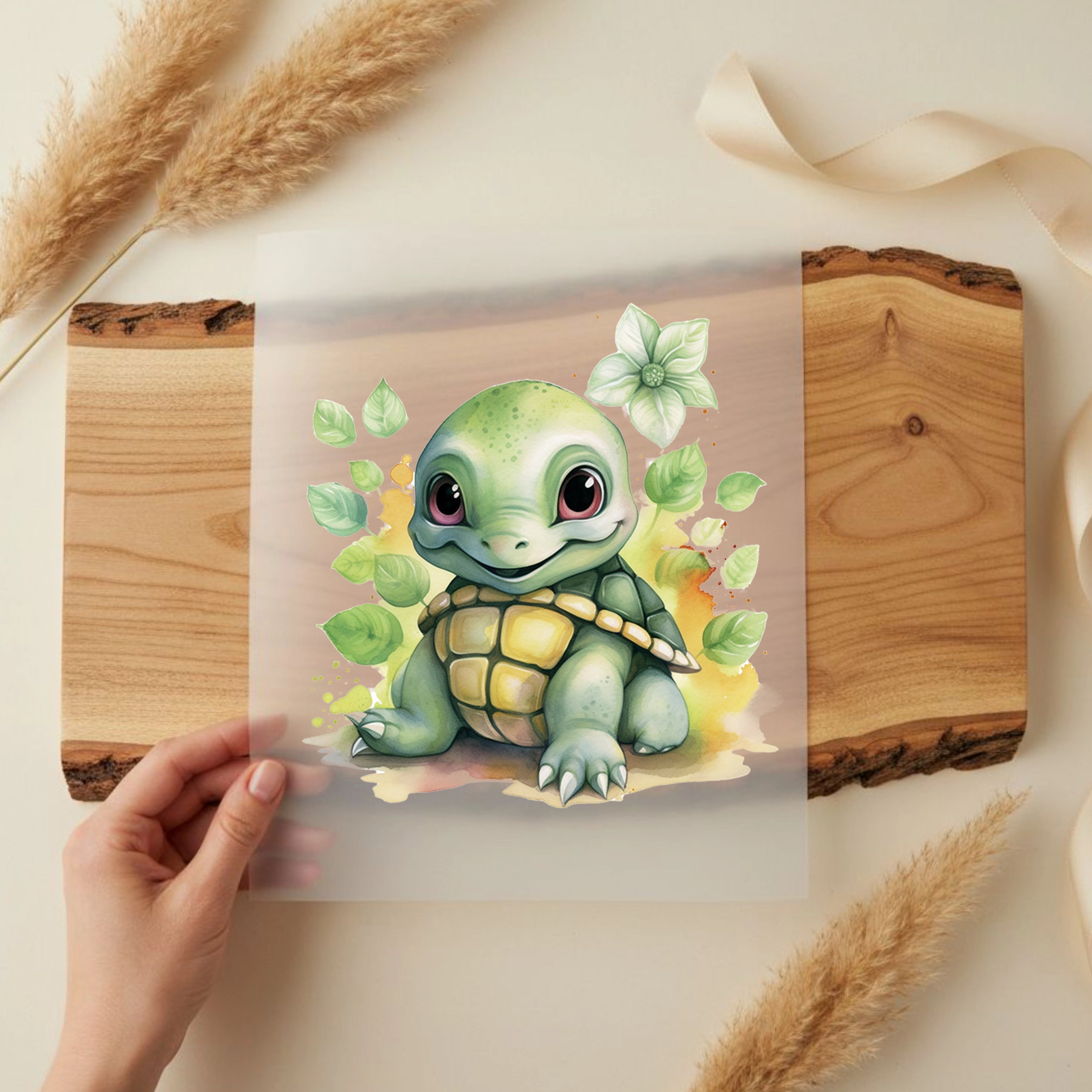 Bügelbild Schildkröte Andy