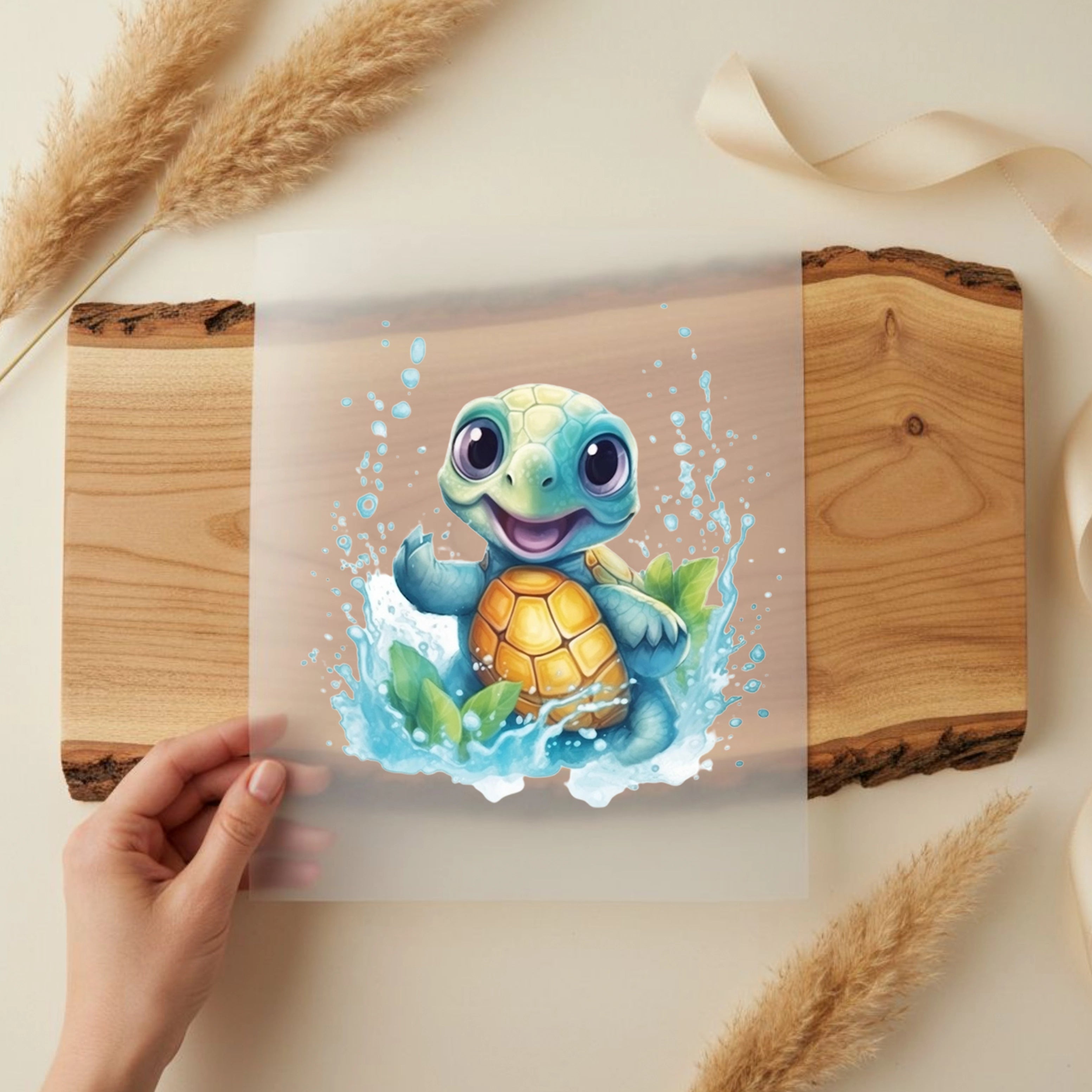 Bügelbild Schildkröte Jack