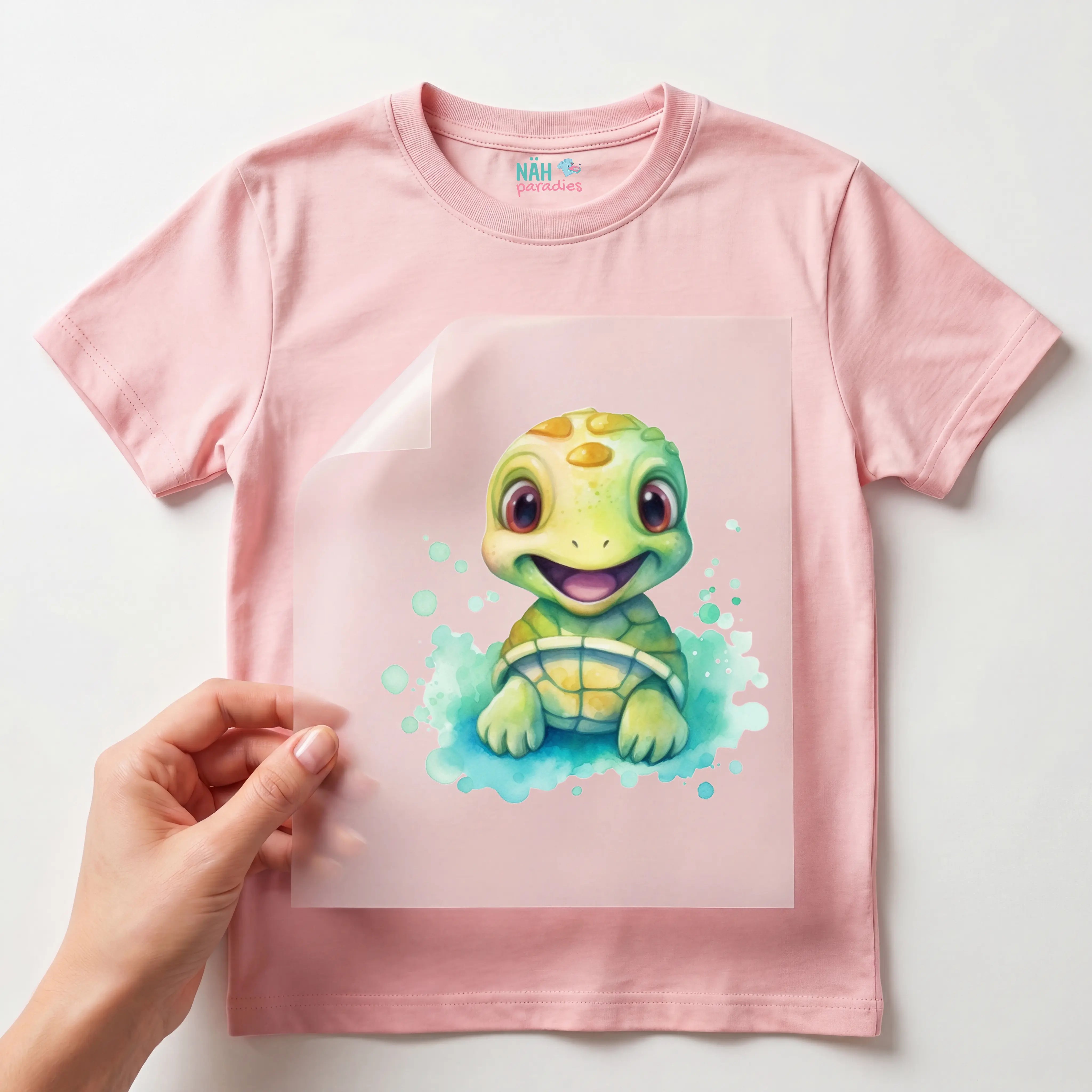 Bügelbild Schildkröte Lola