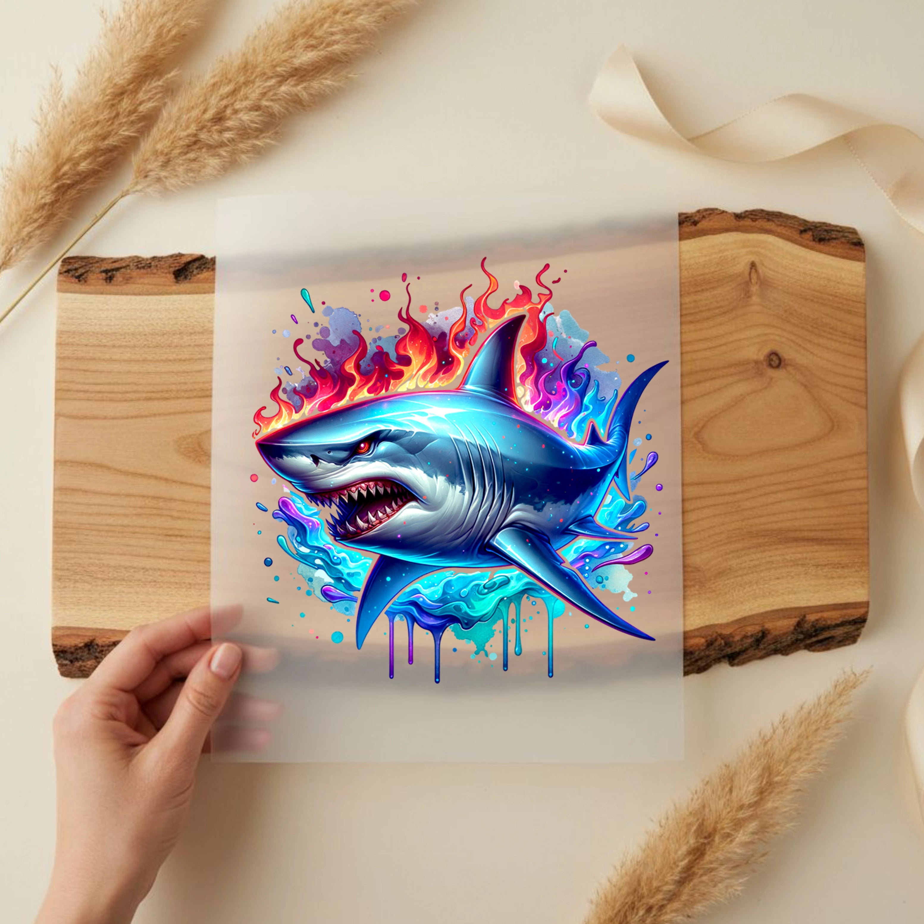 Bügelbild Gefährlicher Hai