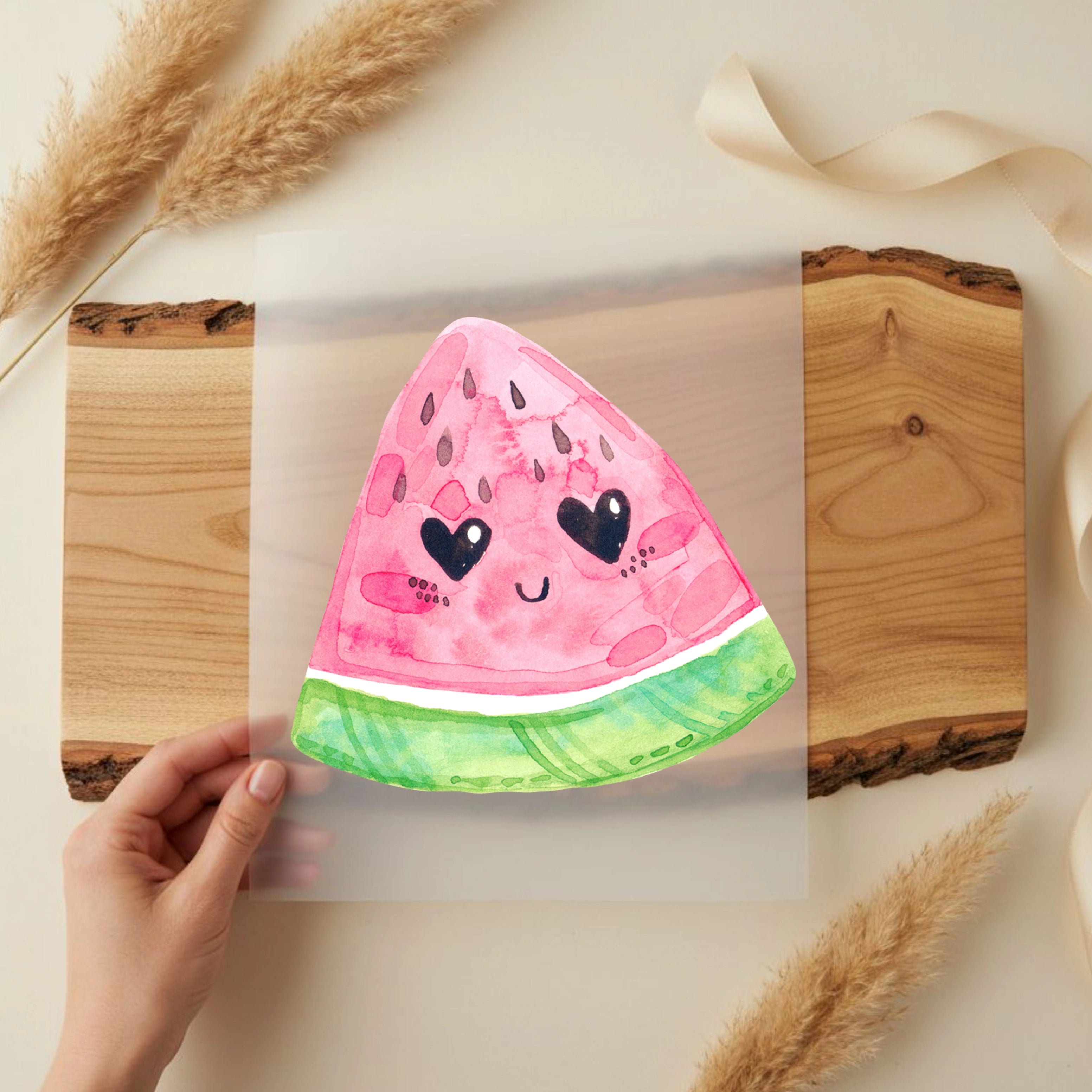 Bügelbild Verliebte Wassermelone