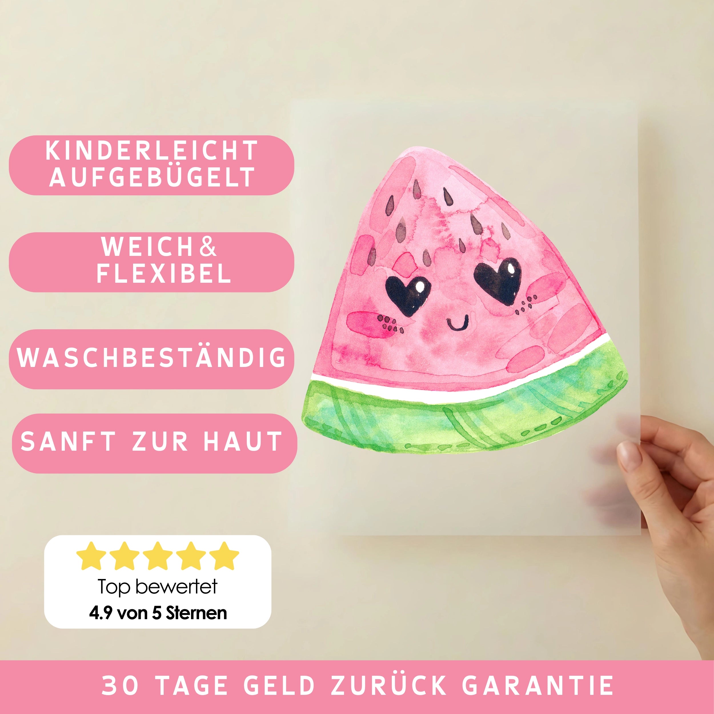 Bügelbild Verliebte Wassermelone