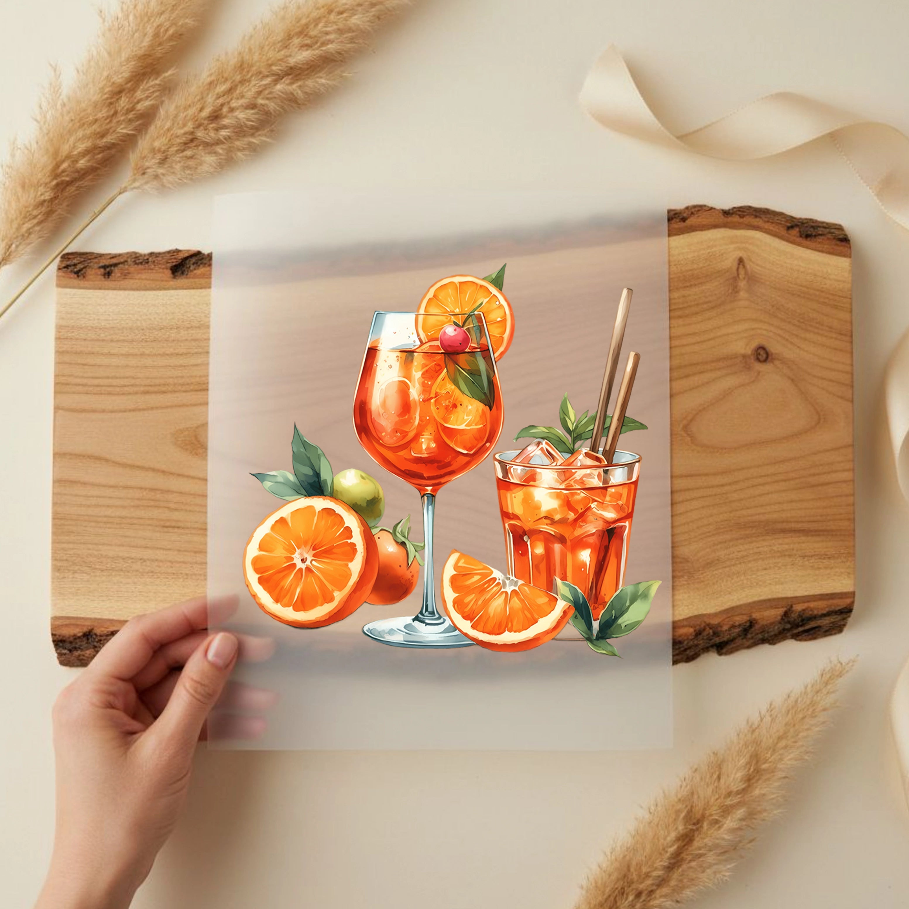 Bügelbild Spritziger Genuss