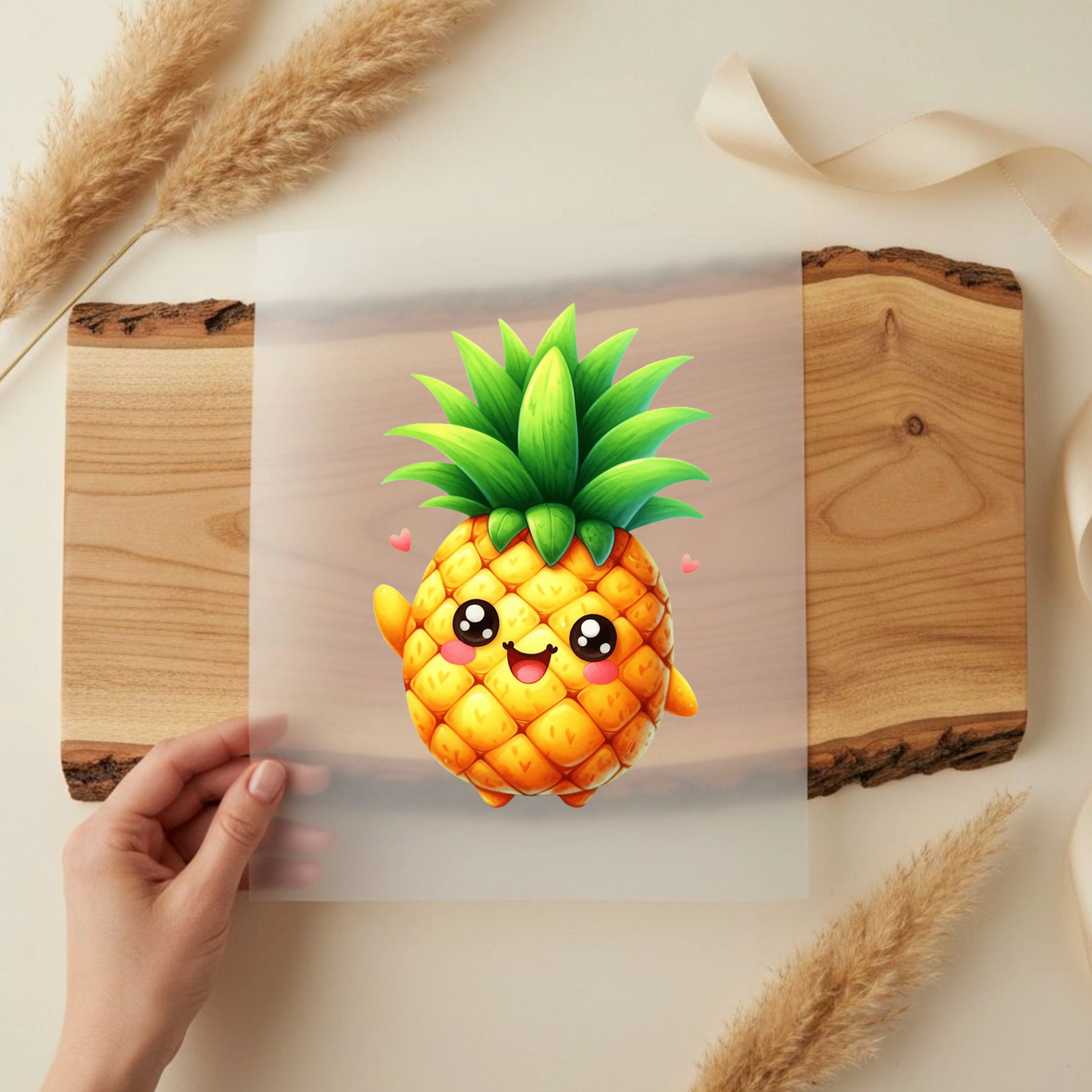 Bügelbild Ananas Fruchtzauber Pina