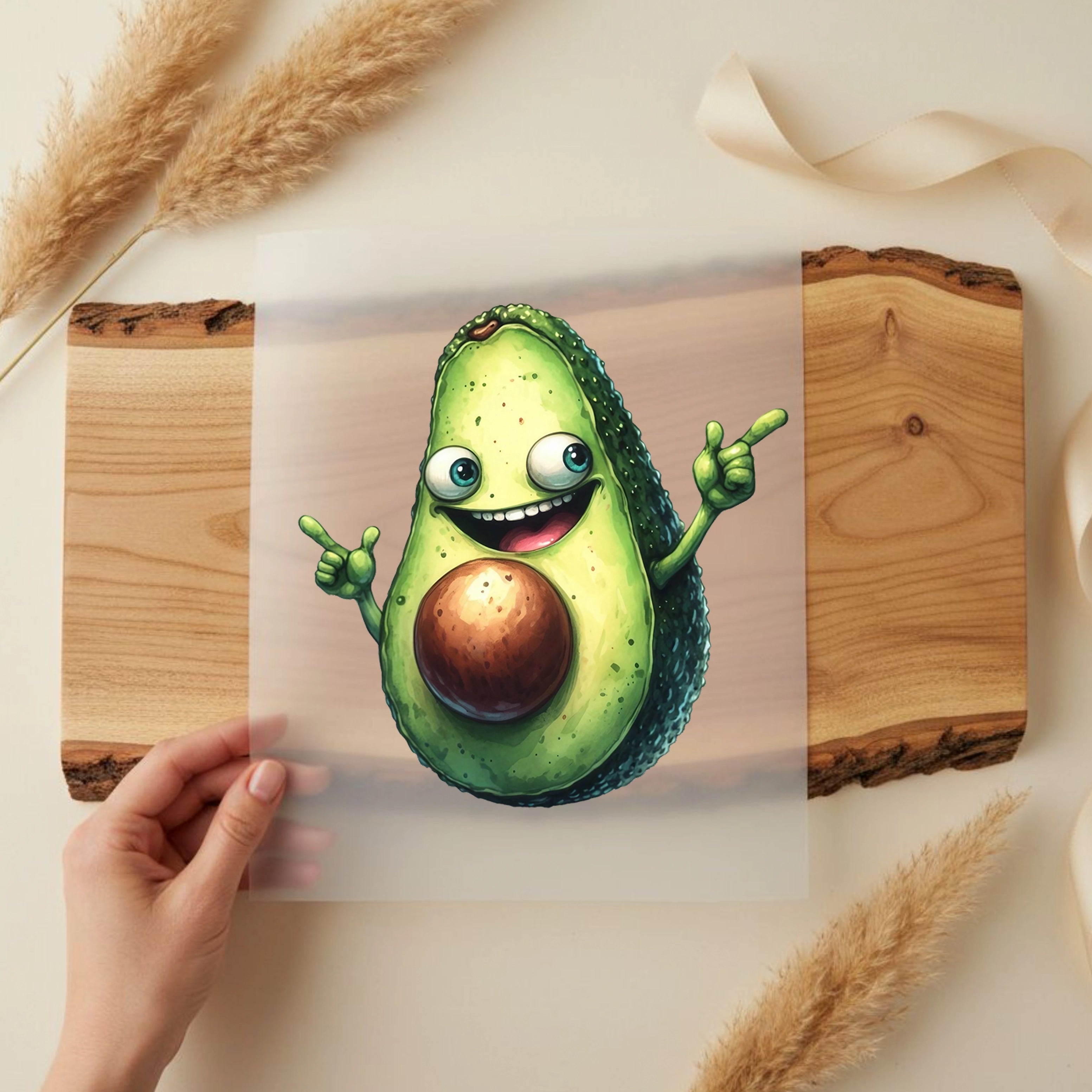 Bügelbild Avocado Mr. Avo