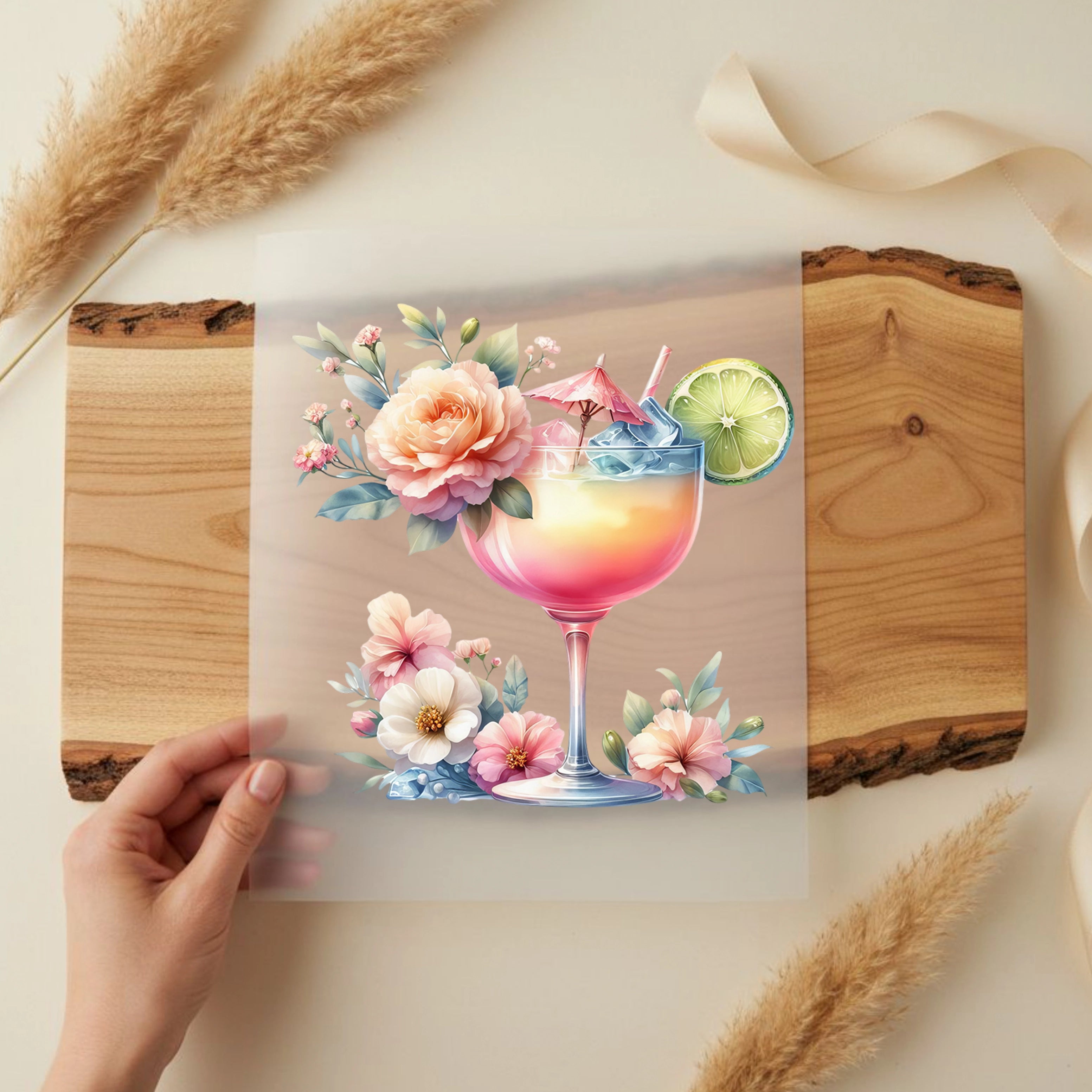 Bügelbild Sommertrank aus dem Zaubergarten