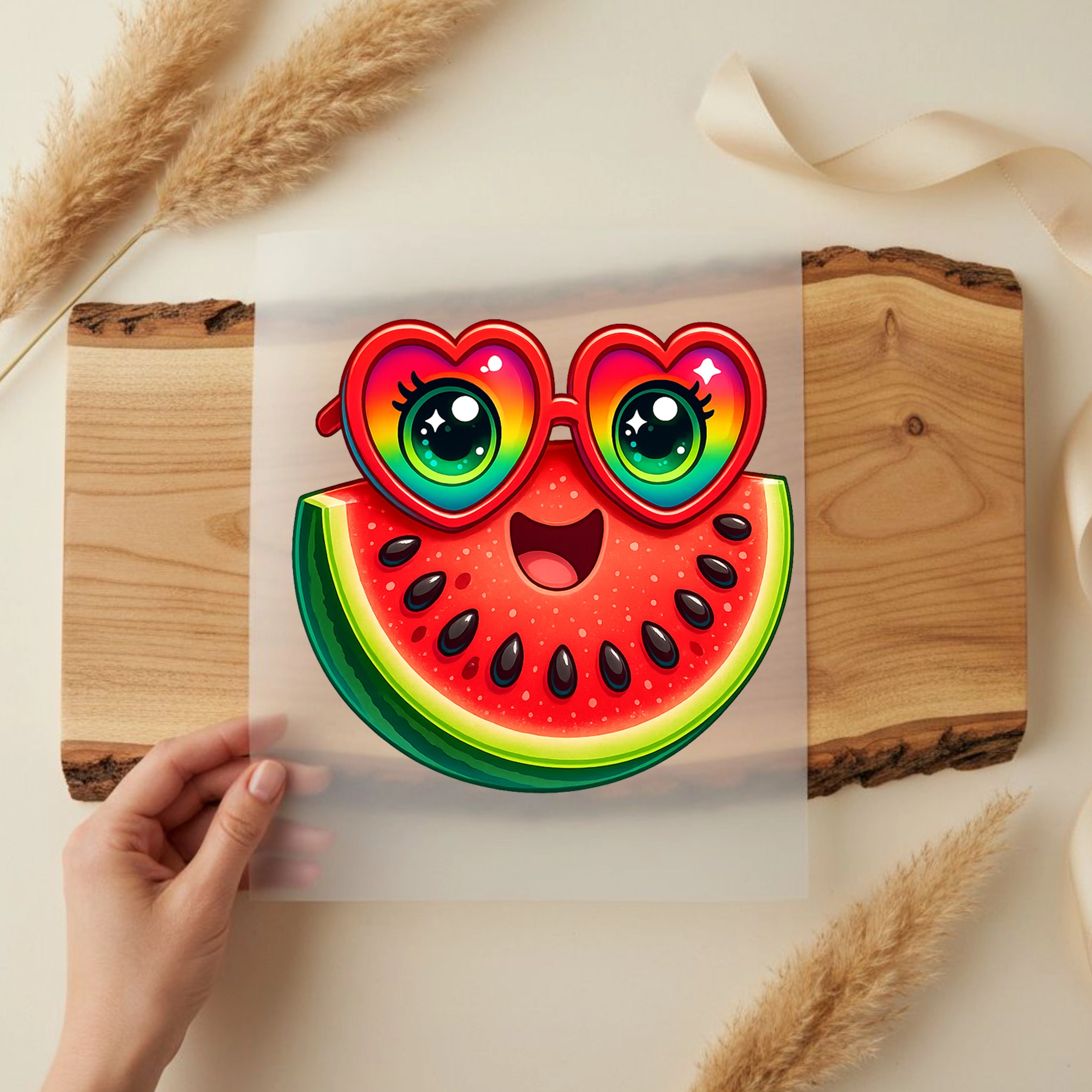 Bügelbild Wassermelone Sonnenfreundin