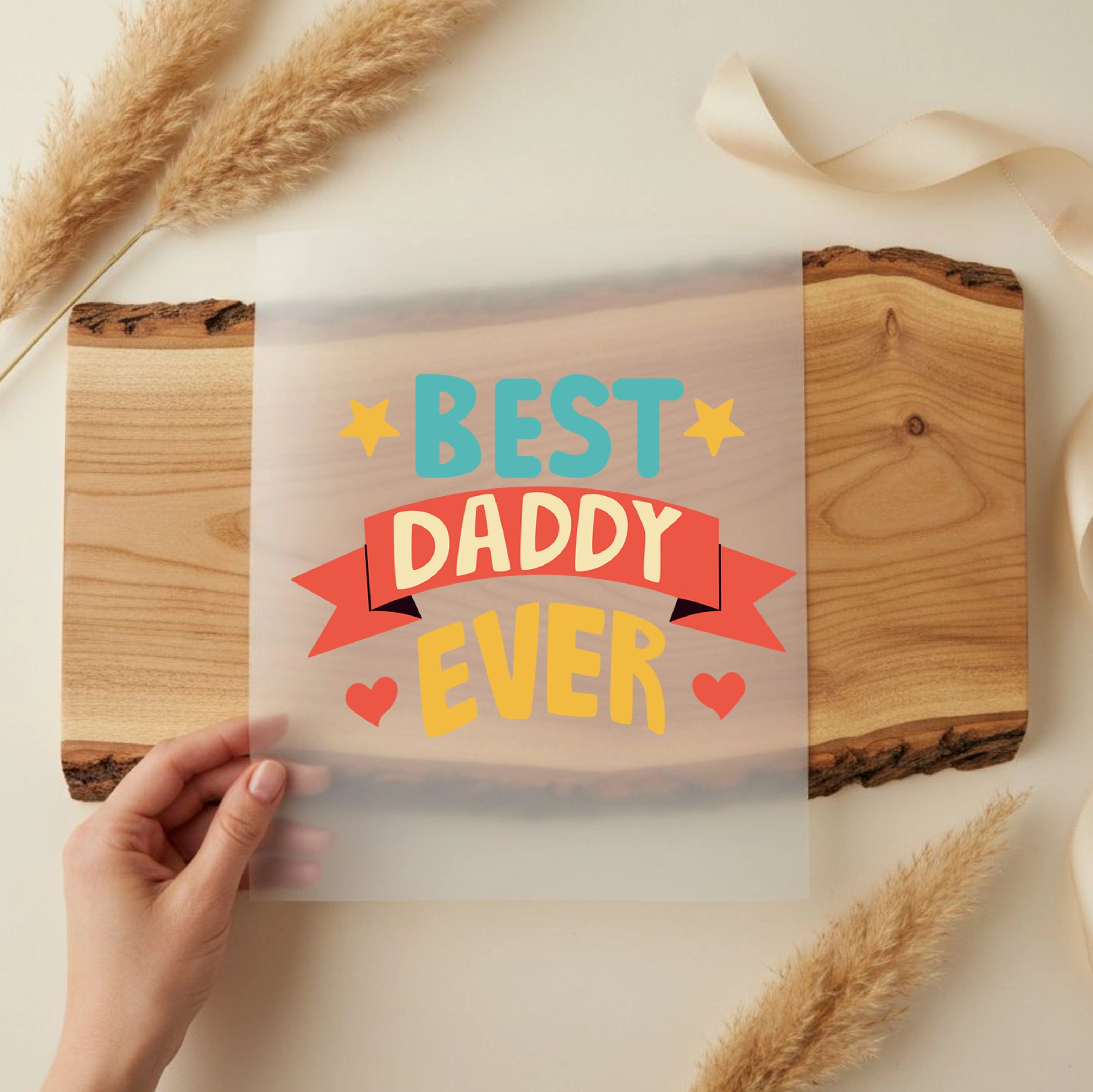 Bügelbild Auszeichnung Best Daddy Ever