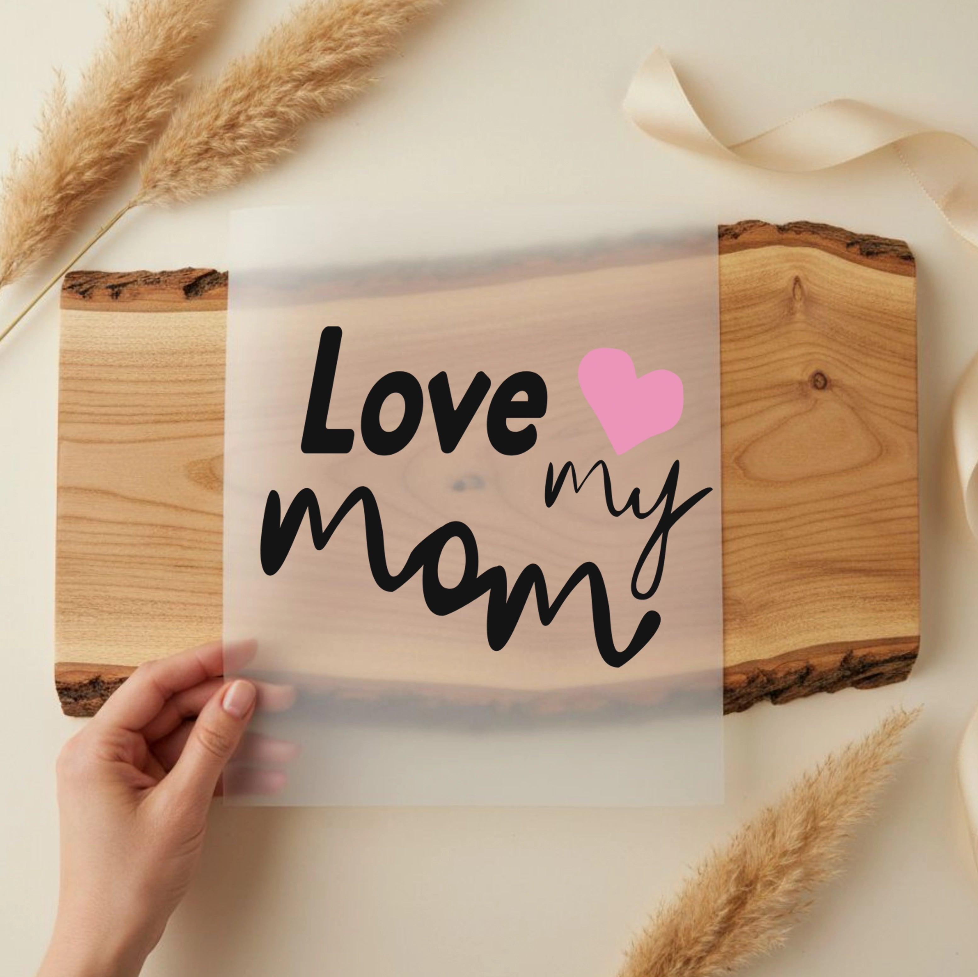 Bügelbild Love My Mom