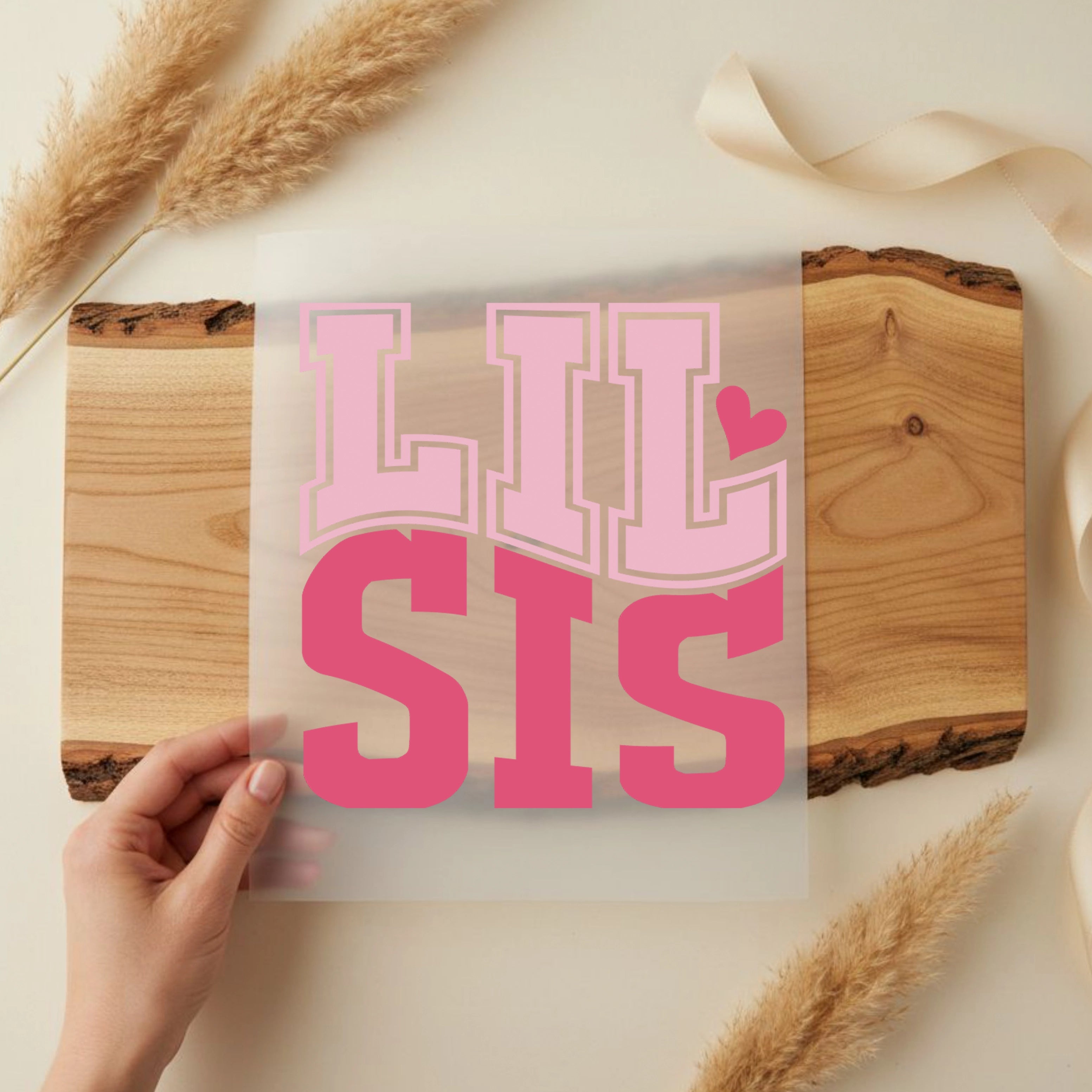 Bügelbild Kleine Schwester - Lil Sis