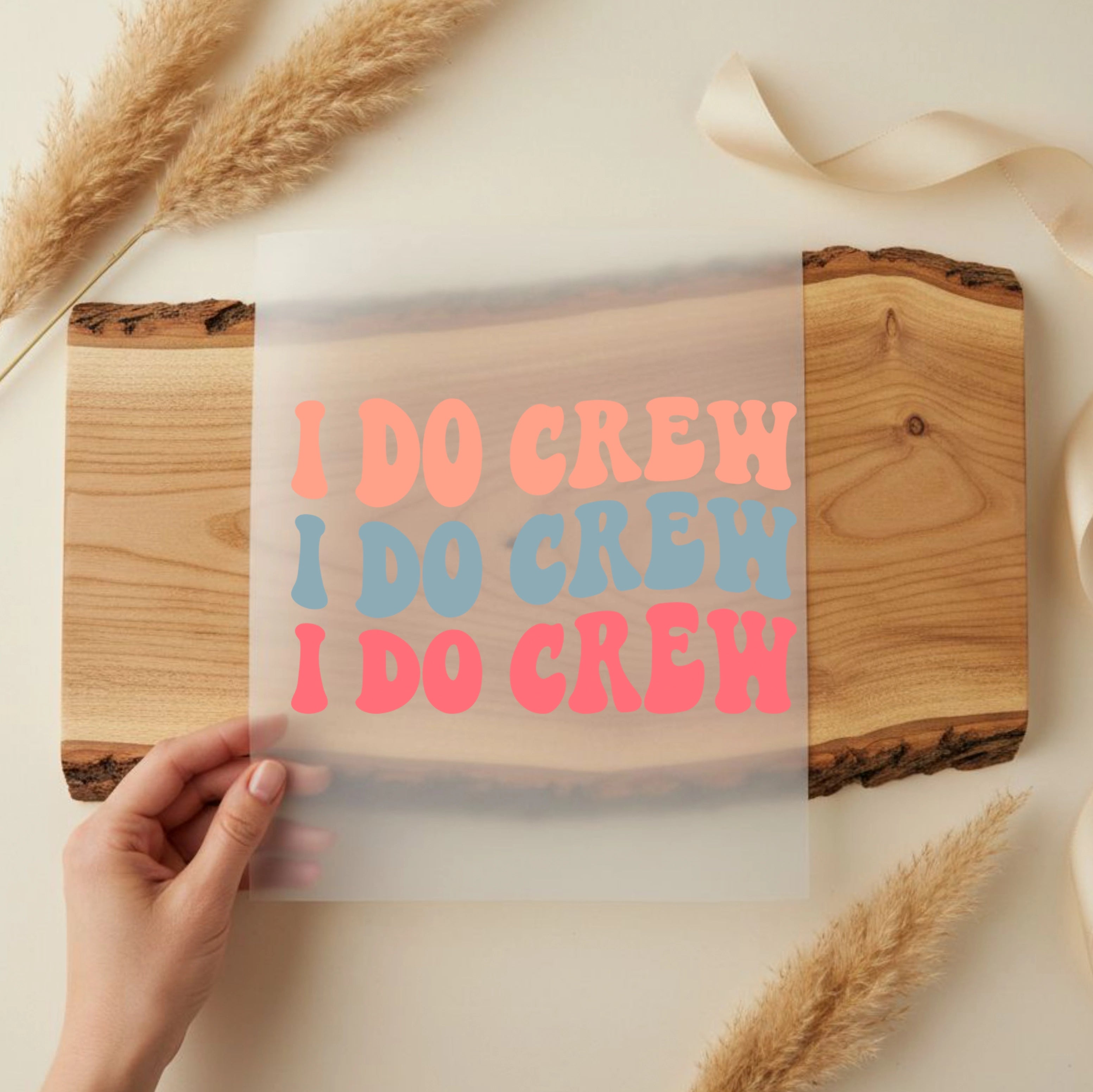 Bügelbild I DO CREW Junggesellenabschied