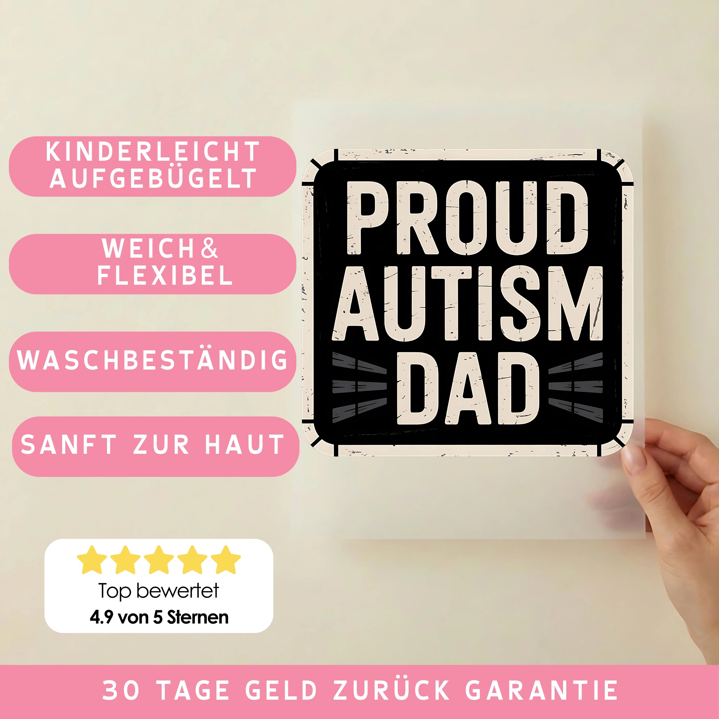 Bügelbild Proud Autism Dad