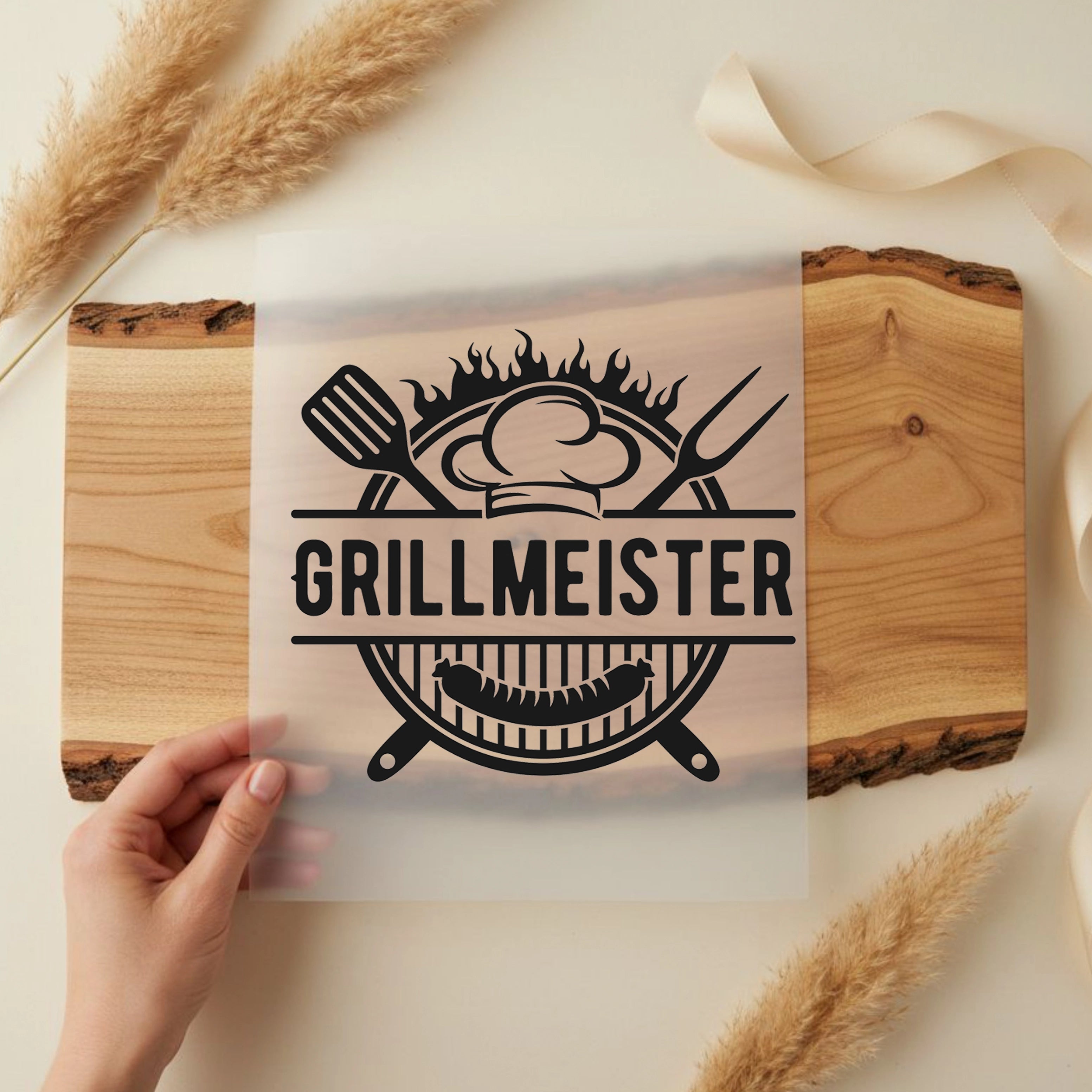 Bügelbild Der Grillmeister