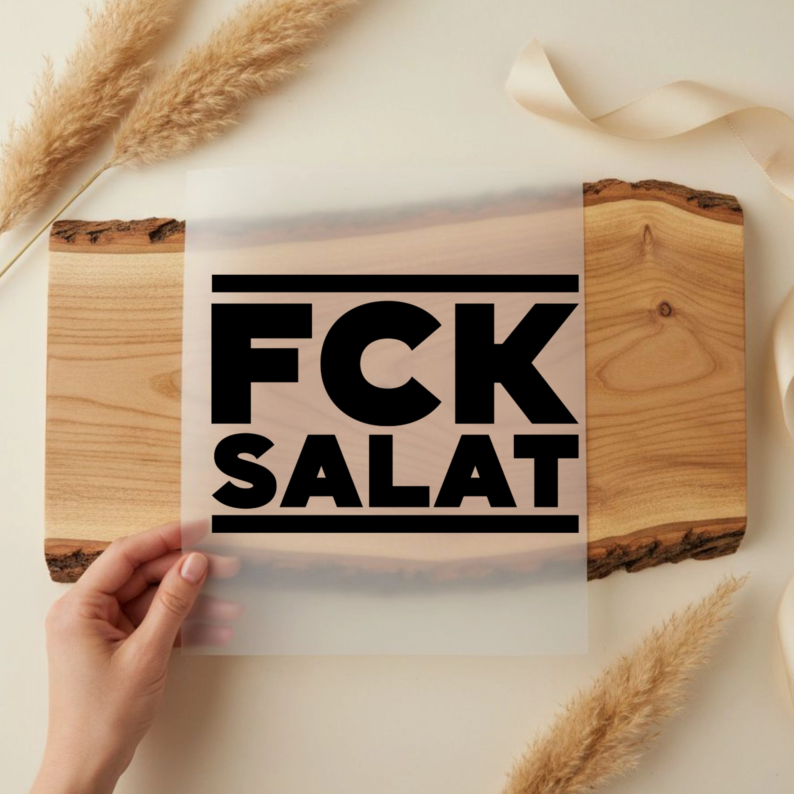 Bügelbild FCK SALAT