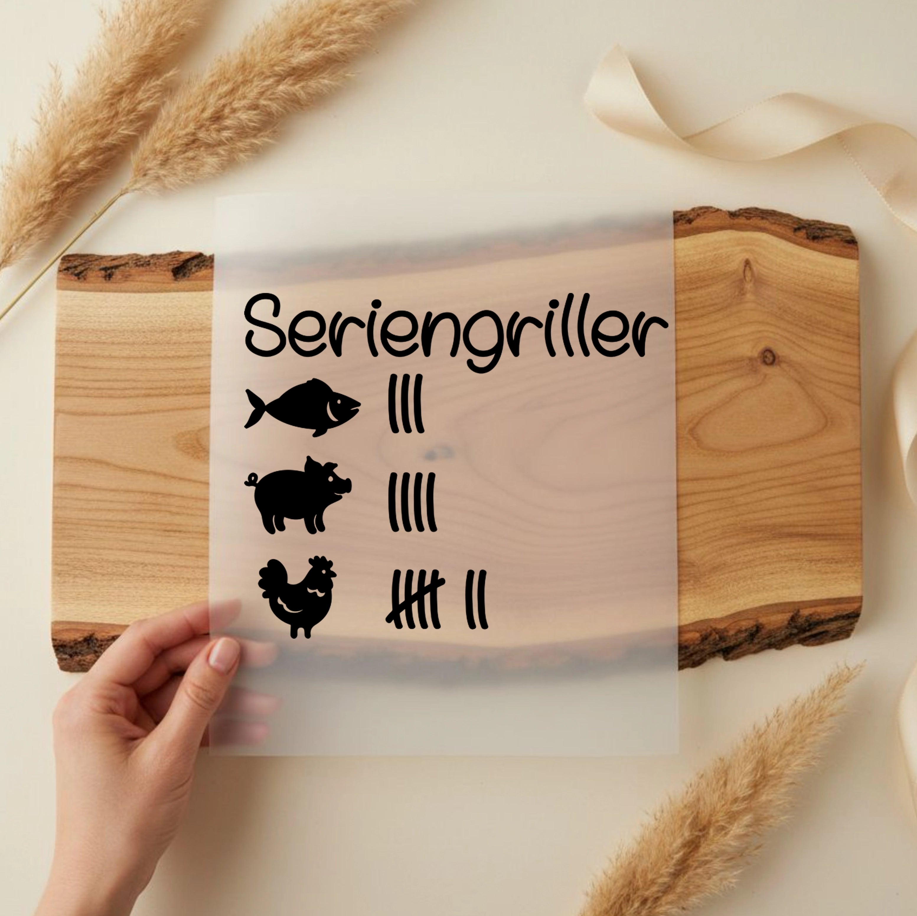 Bügelbild Seriengriller