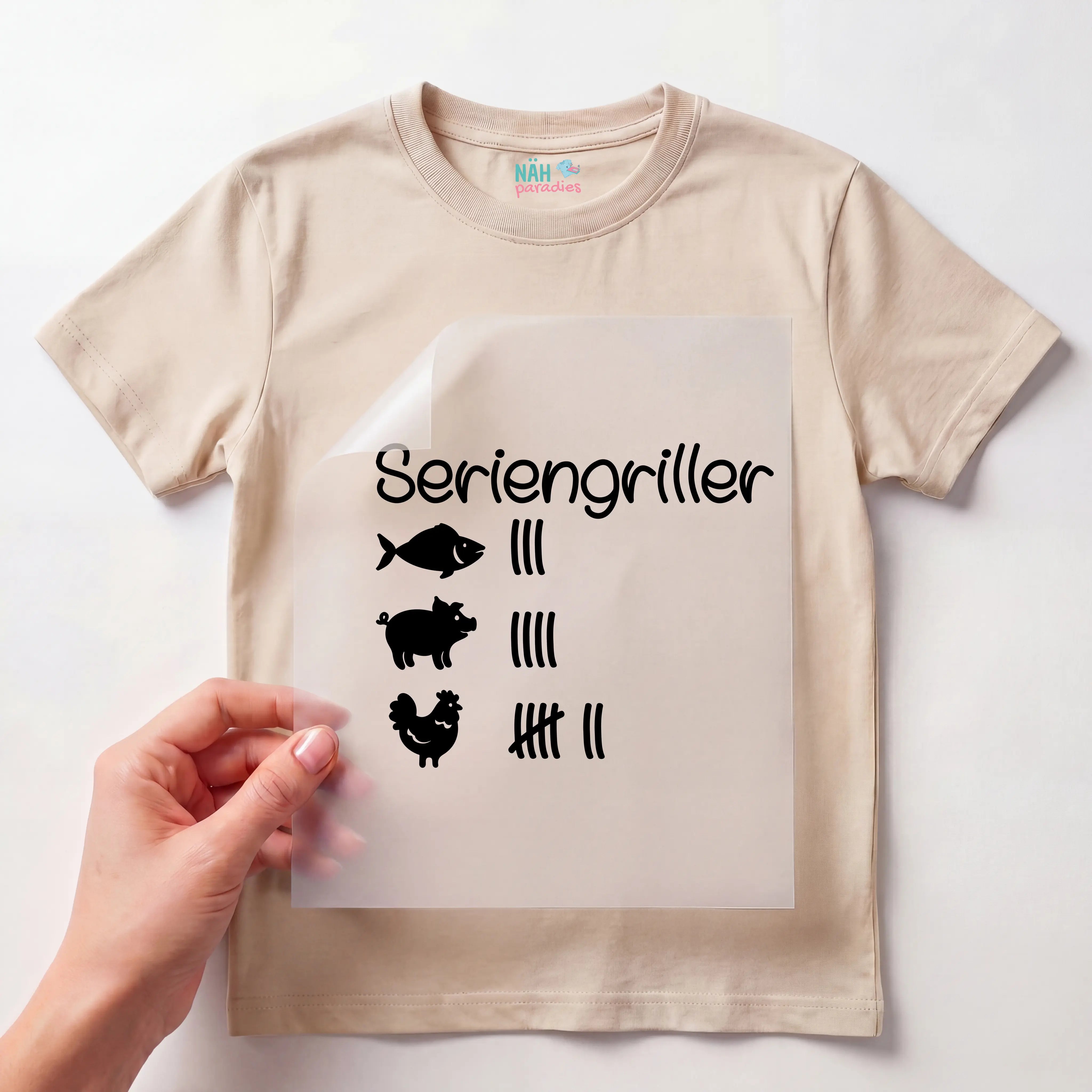 Bügelbild Seriengriller