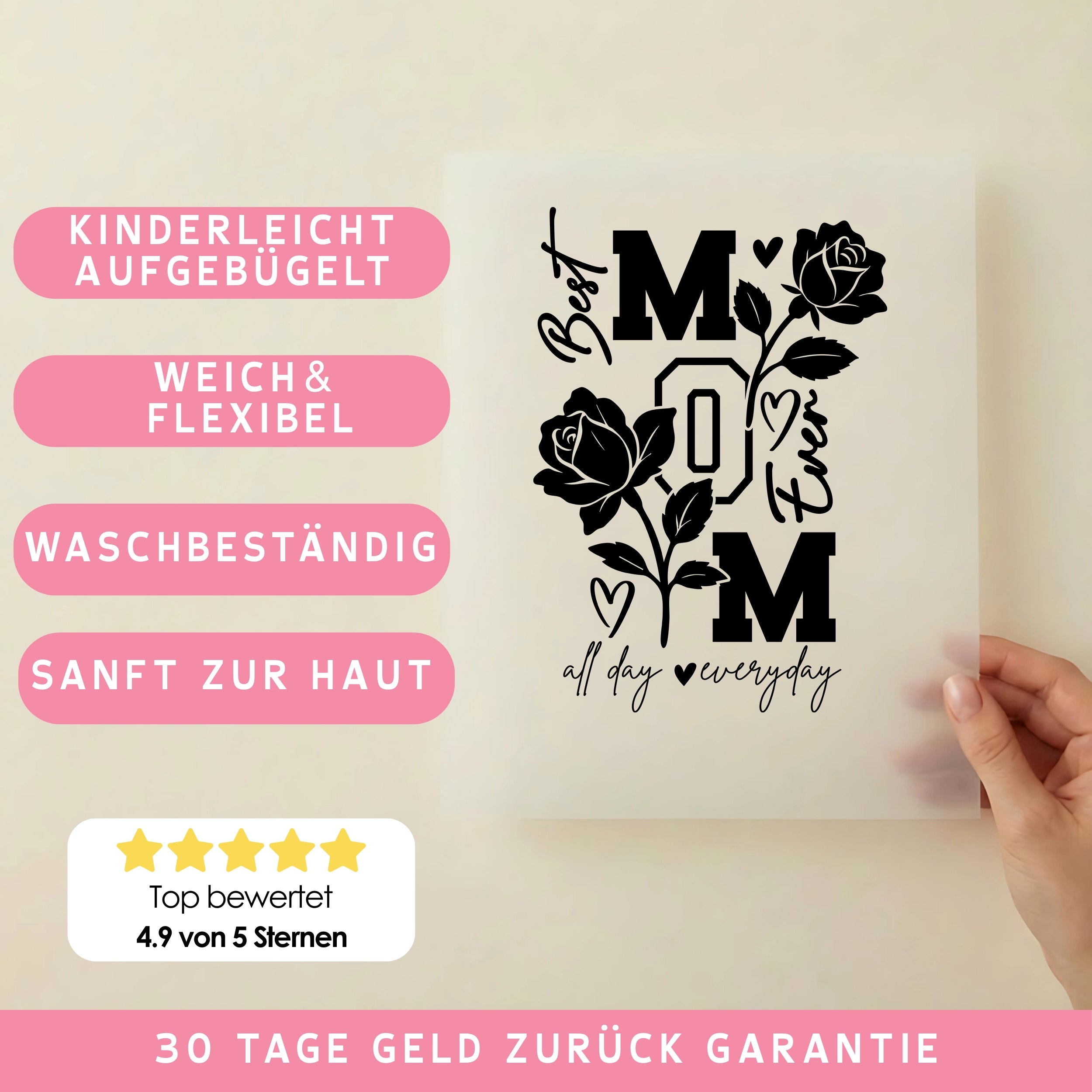 Bügelbild Best Mom ever