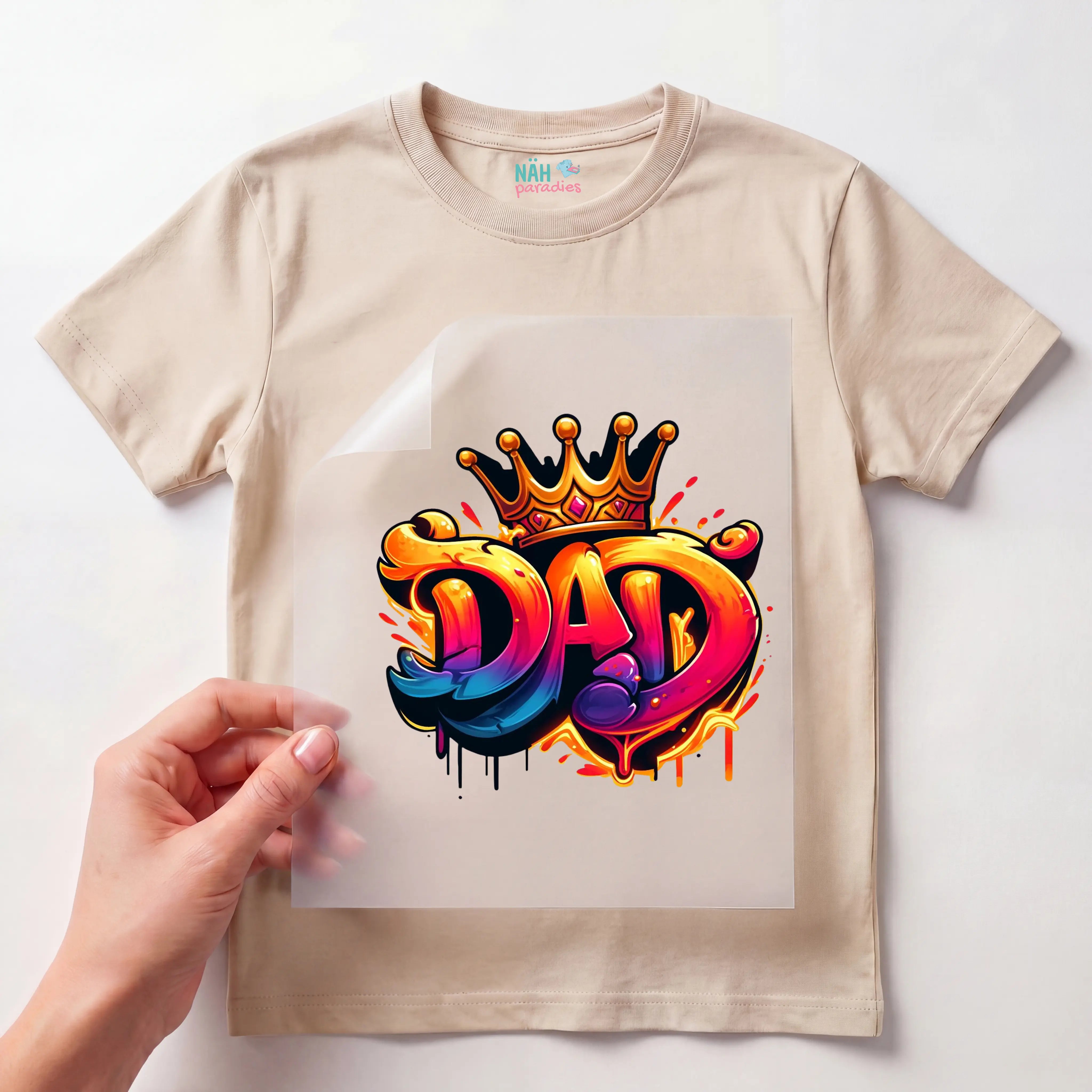 Bügelbild King Dad