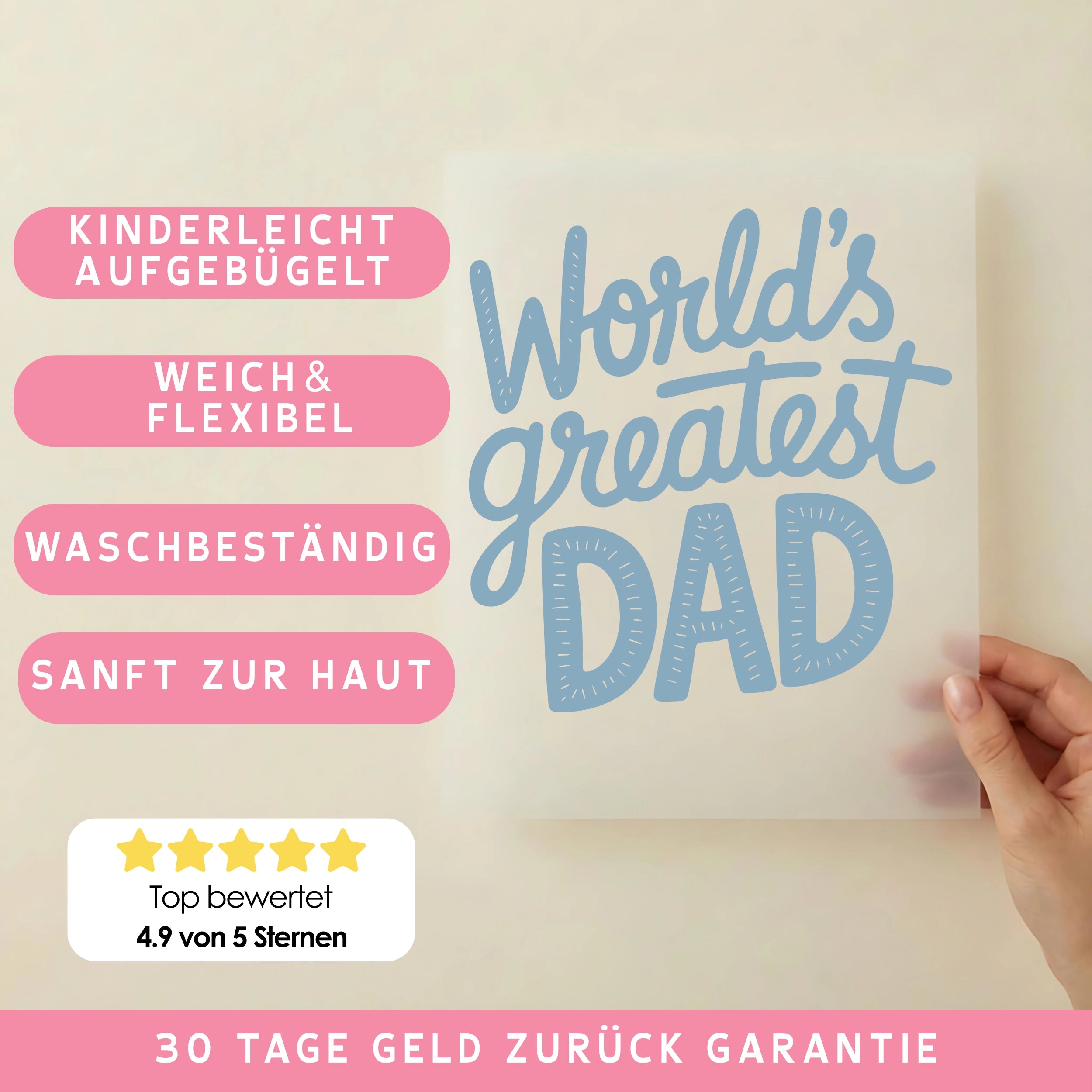 Bügelbild World greatest Dad