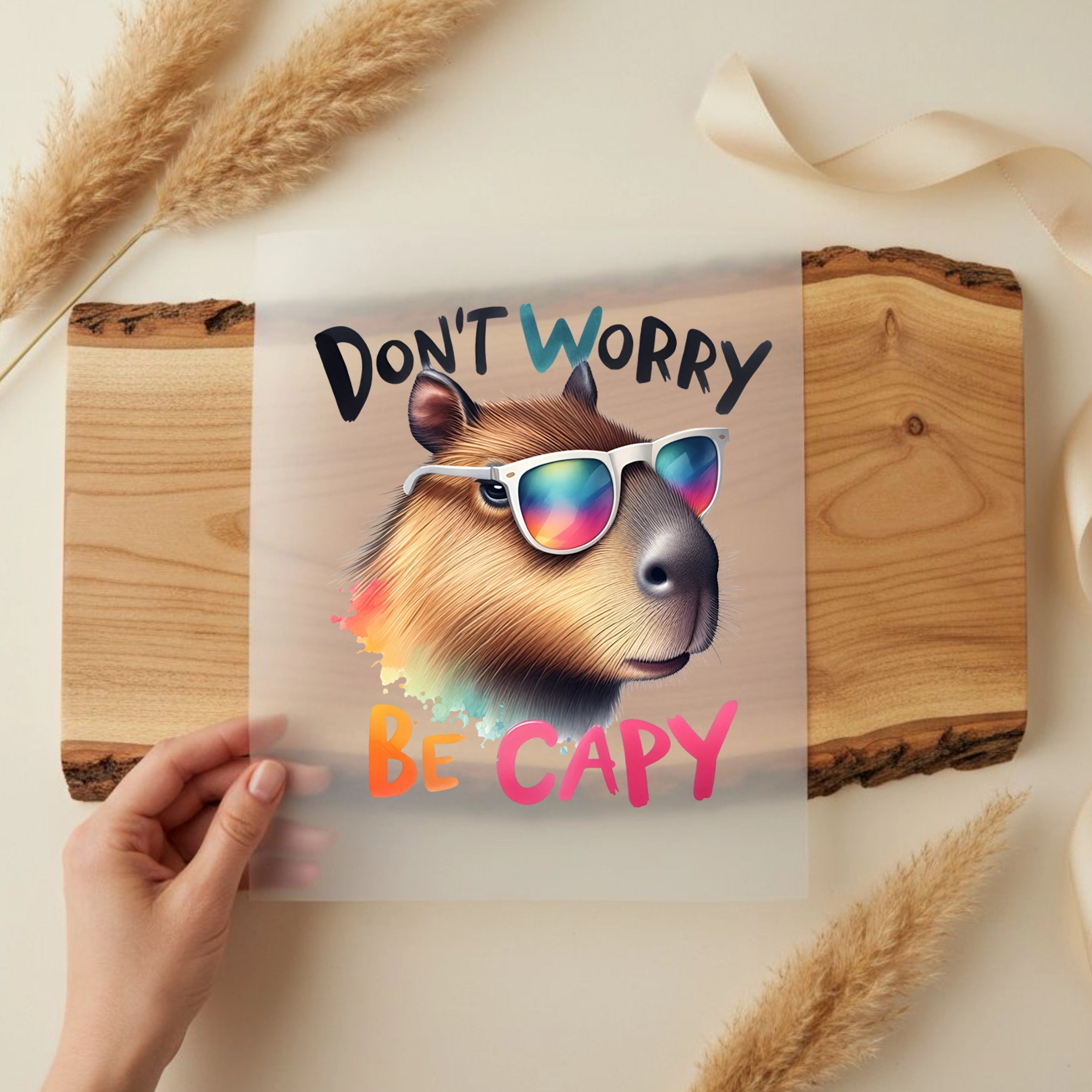 Bügelbild Capybara - be capy