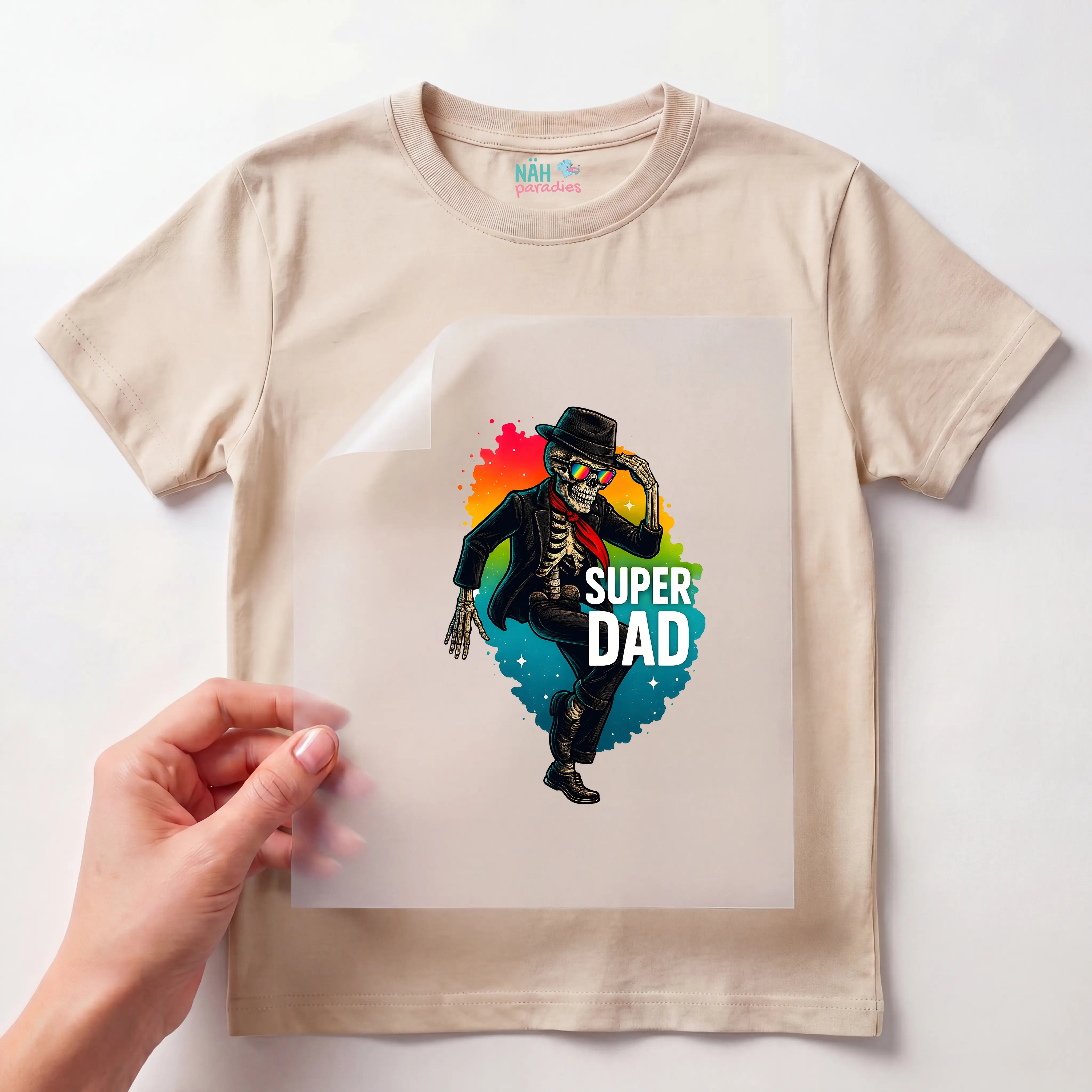 Bügelbild Super Dad