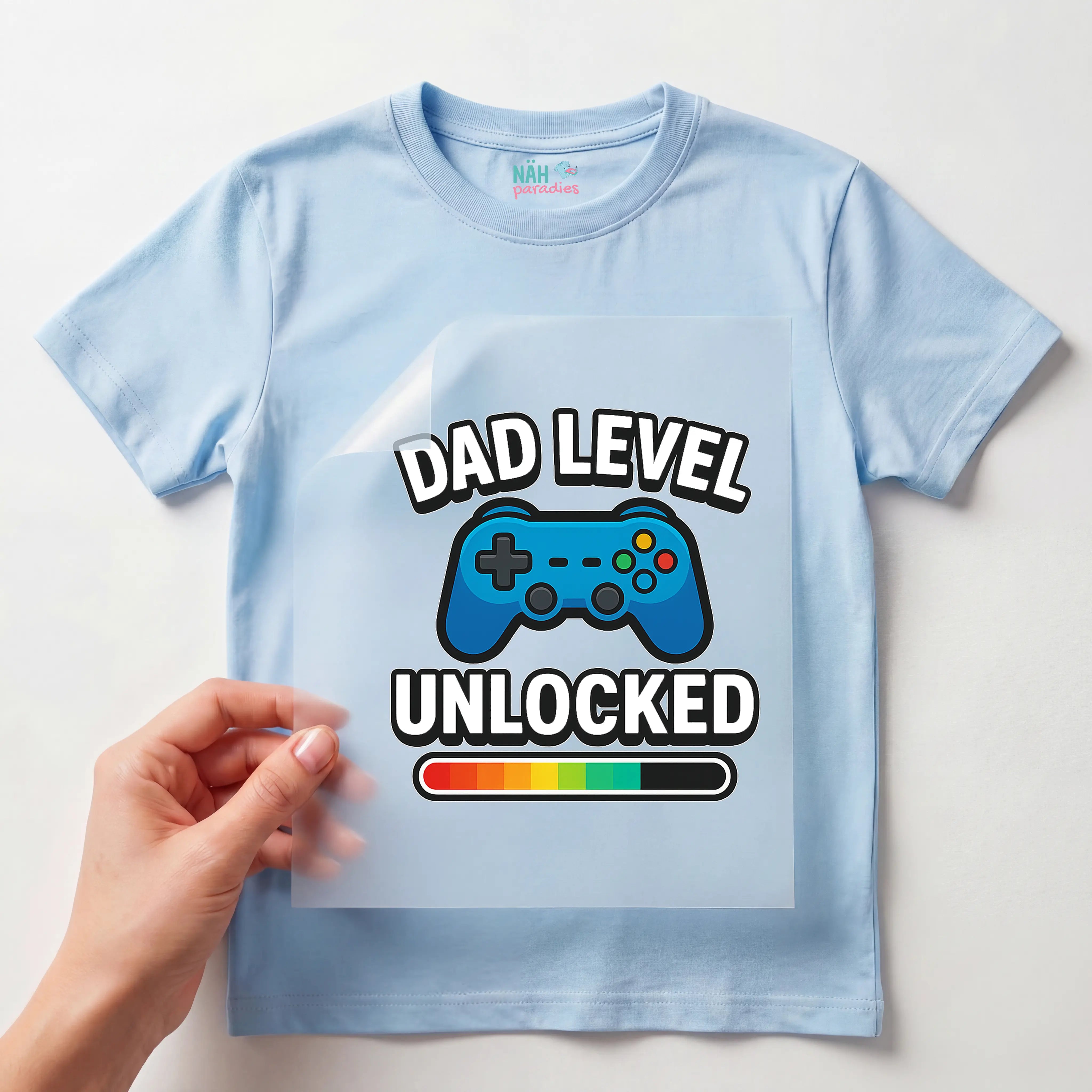 Bügelbild Dad Level Unlocked