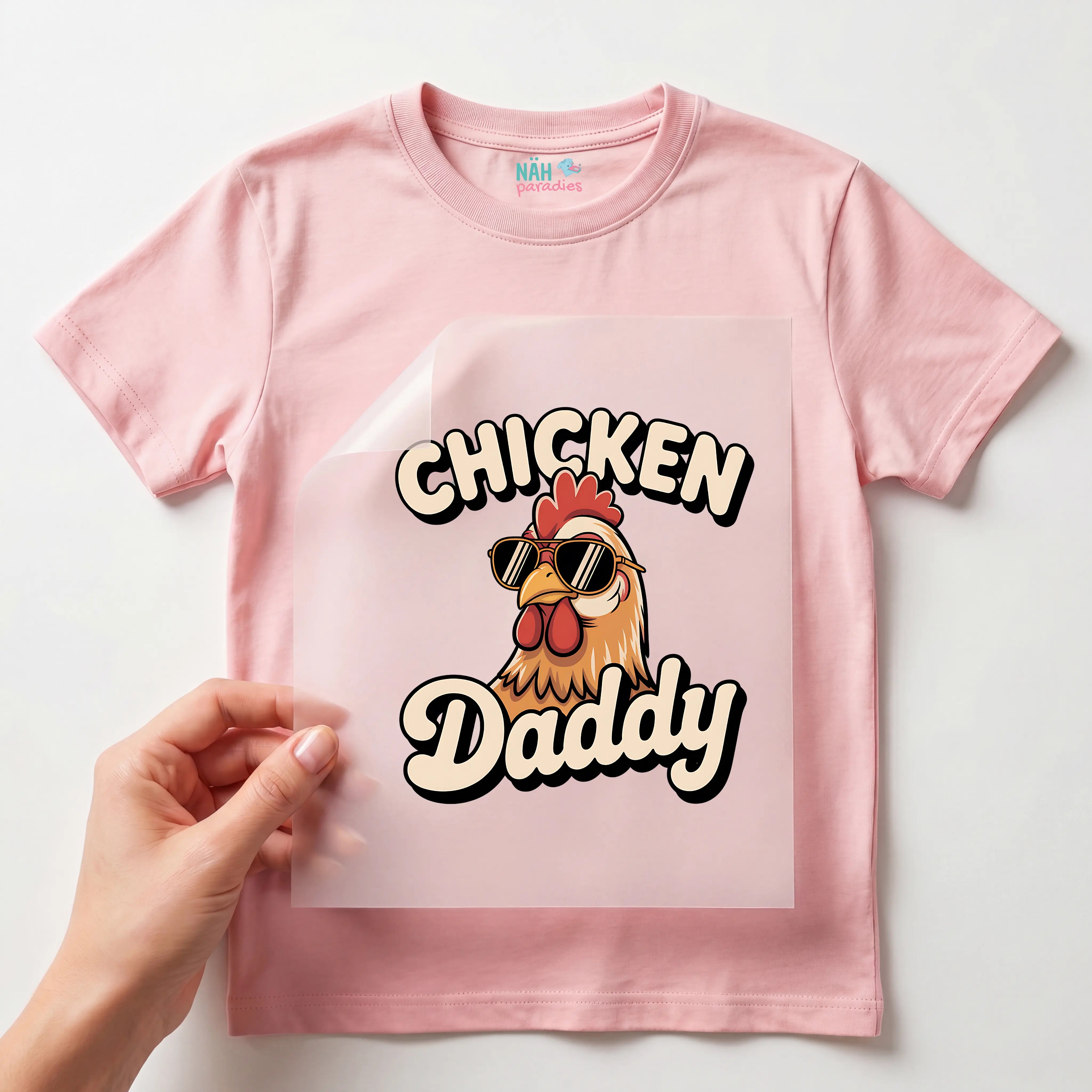 Bügelbild Chicken Daddy