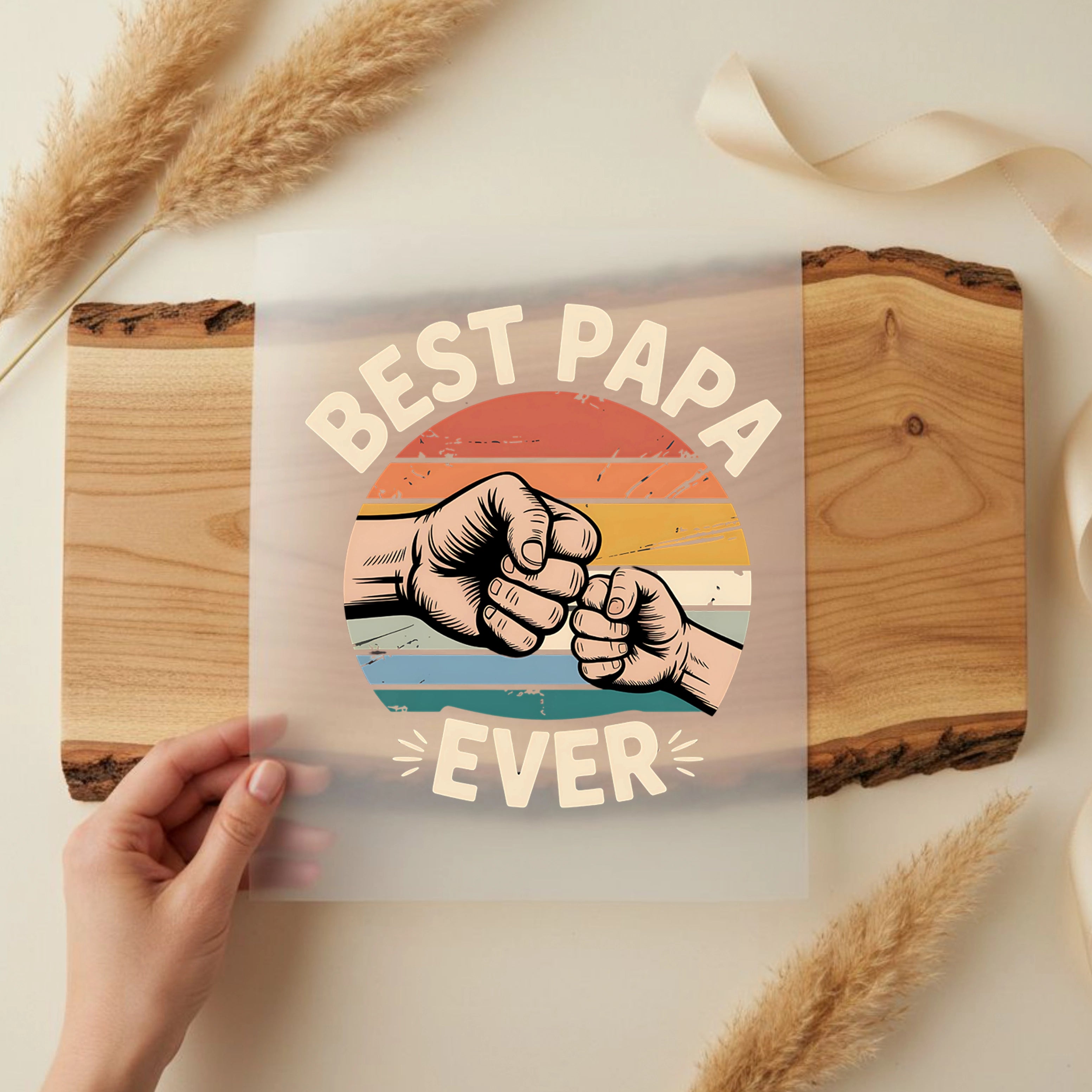 Bügelbild Best Papa Ever