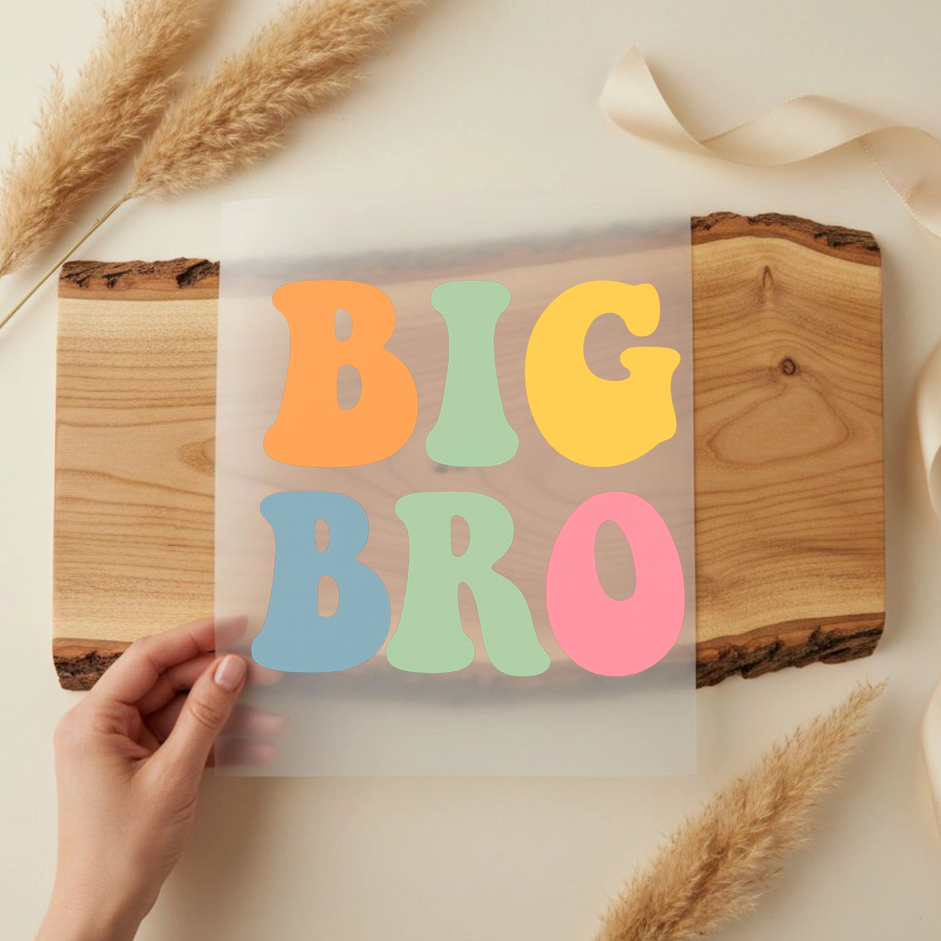 Bügelbild Big Bro Pastel