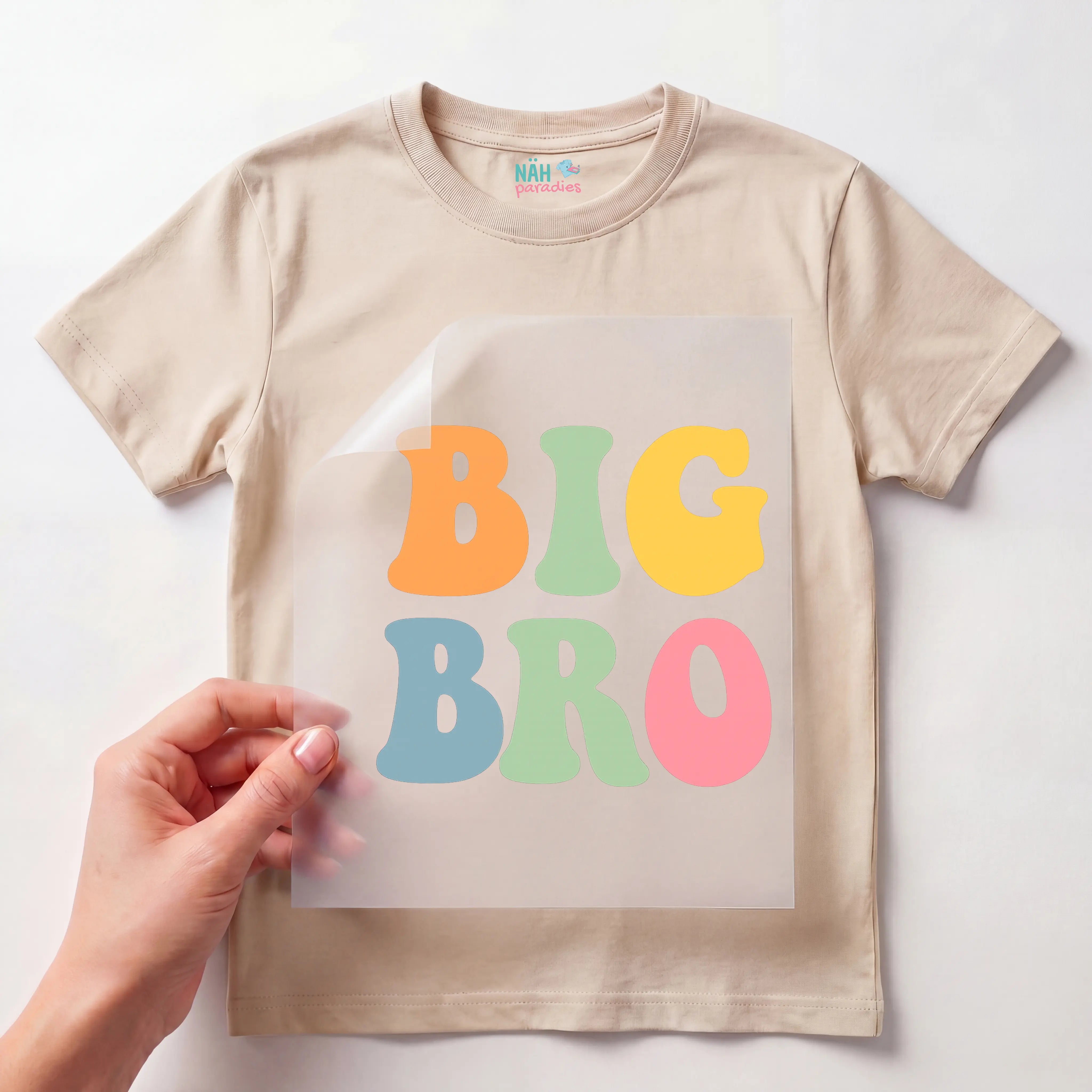 Bügelbild Big Bro Pastel