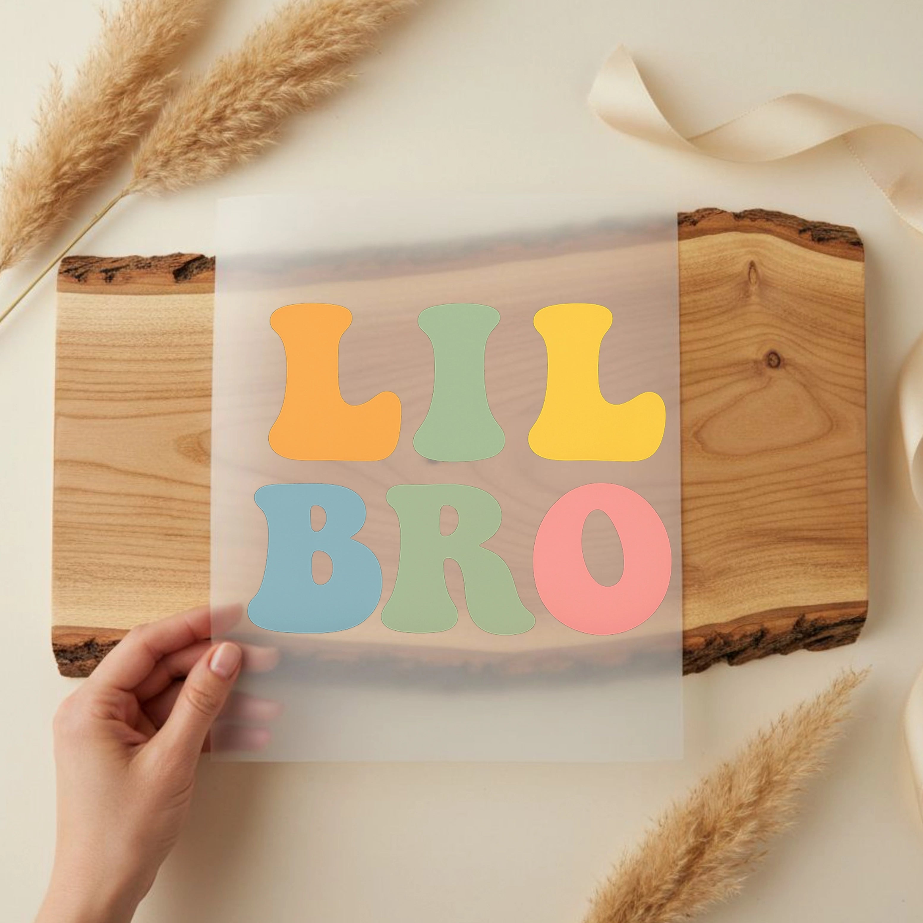 Bügelbild Lil Bro Pastel