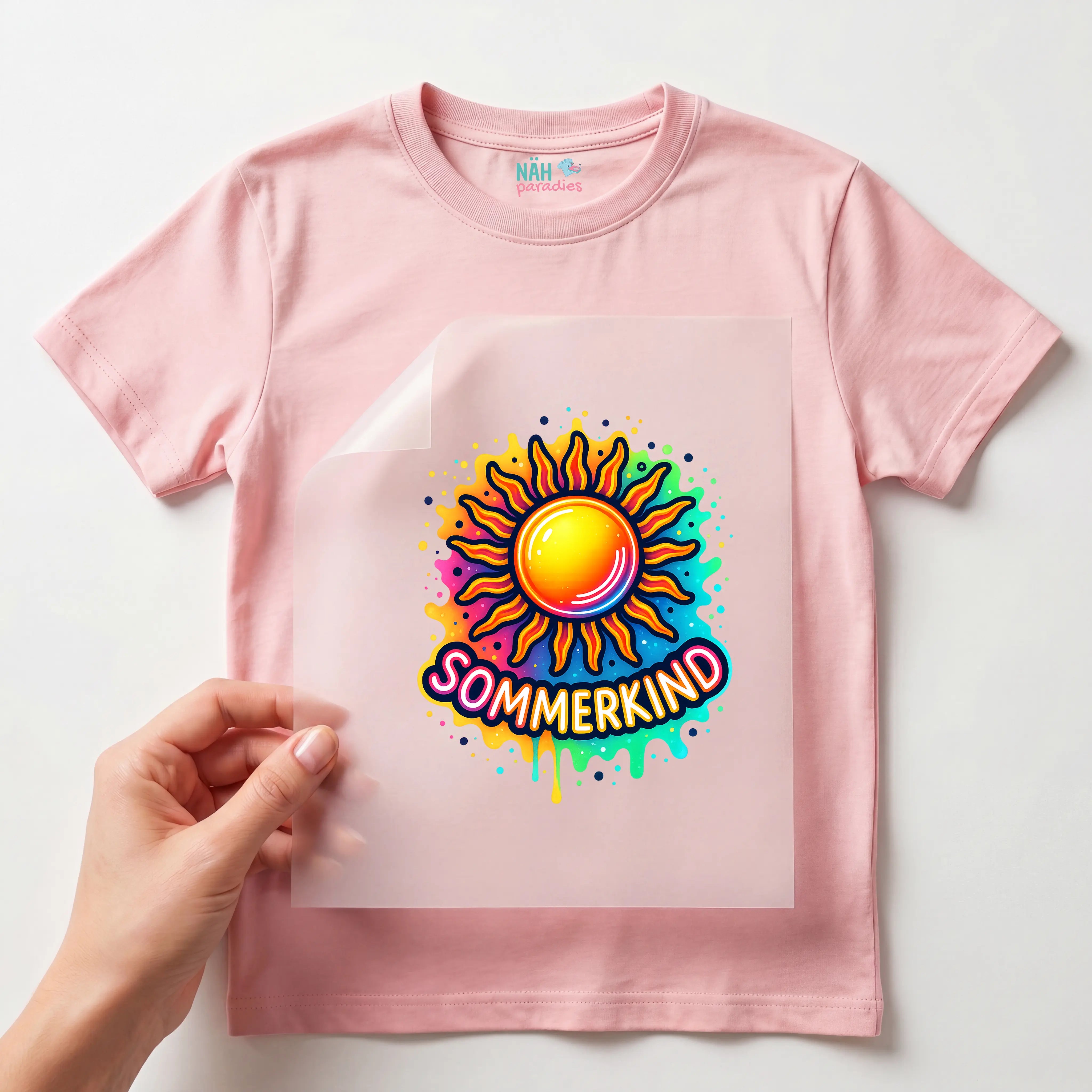 Bügelbild Sonne Sommerkind