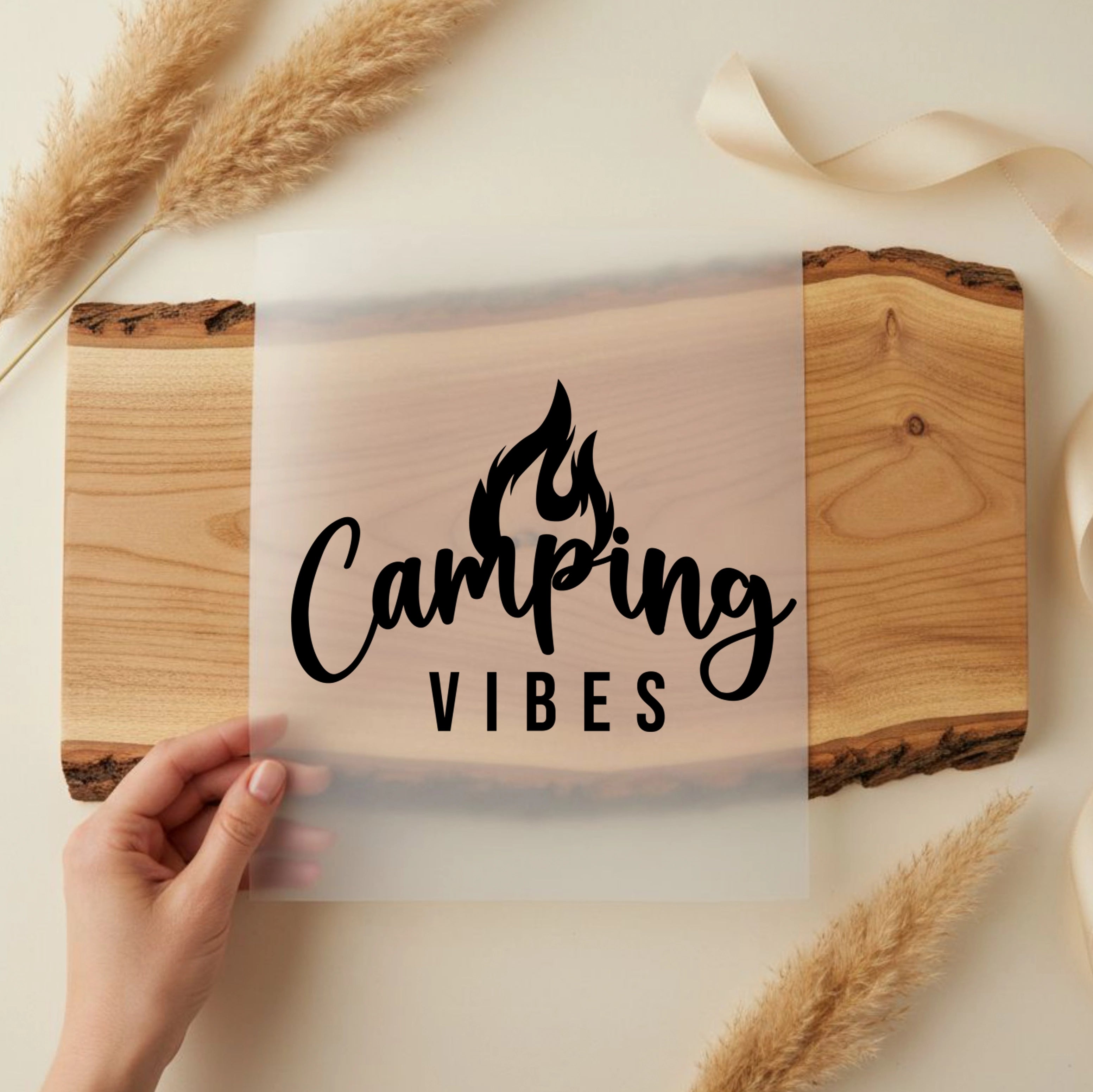 Bügelbild Camping Vibes