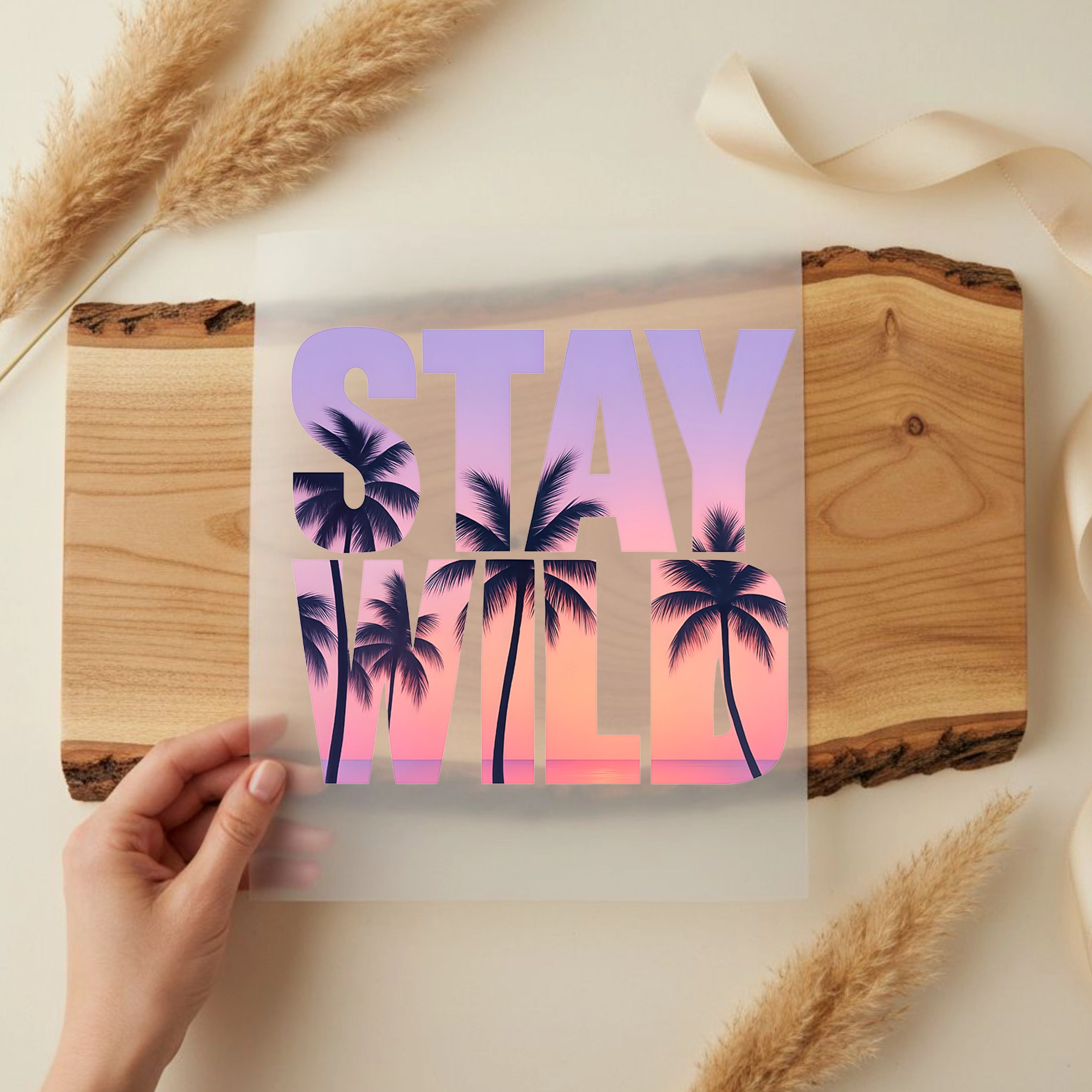 Bügelbild Sommer Staywild