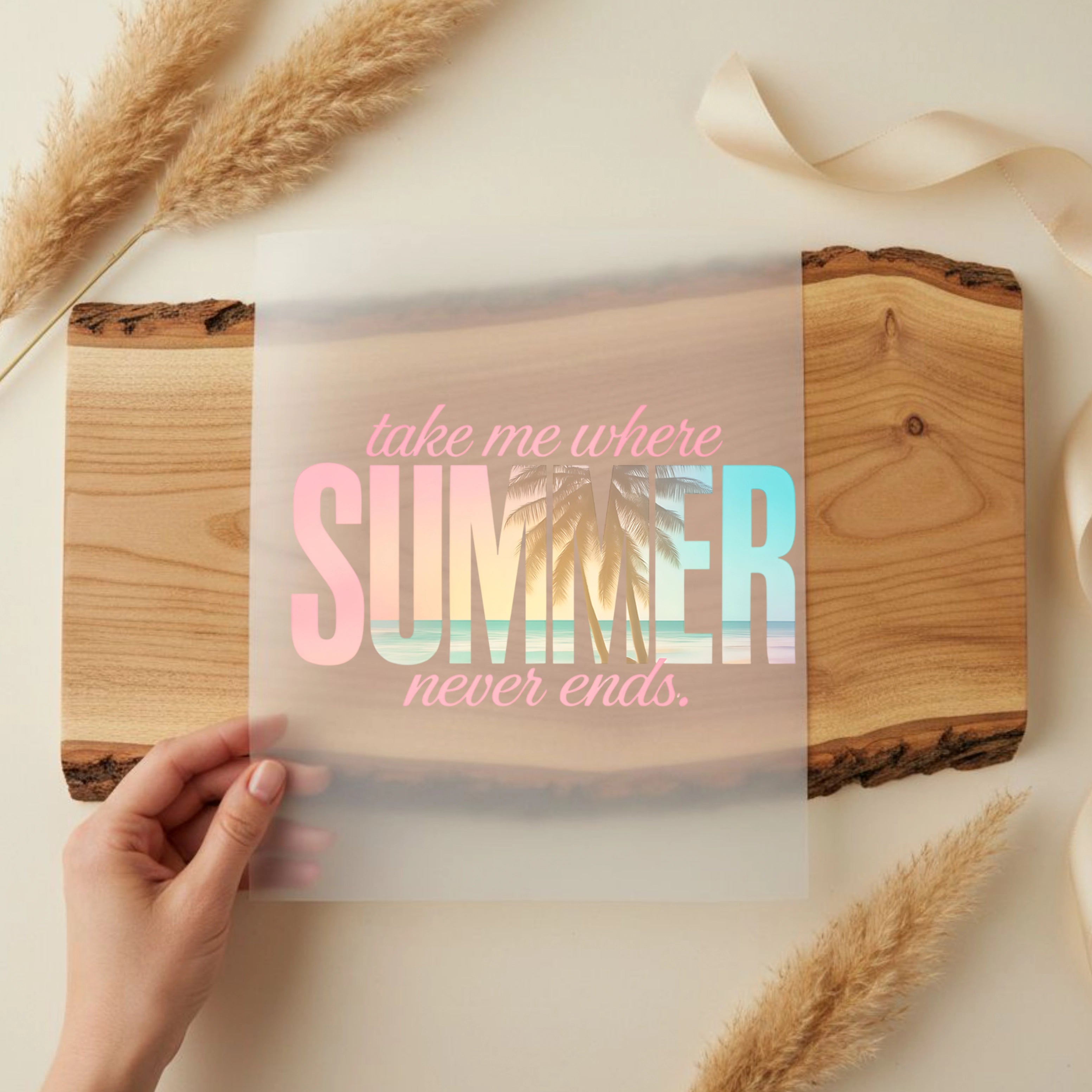 Bügelbild Summer Forever