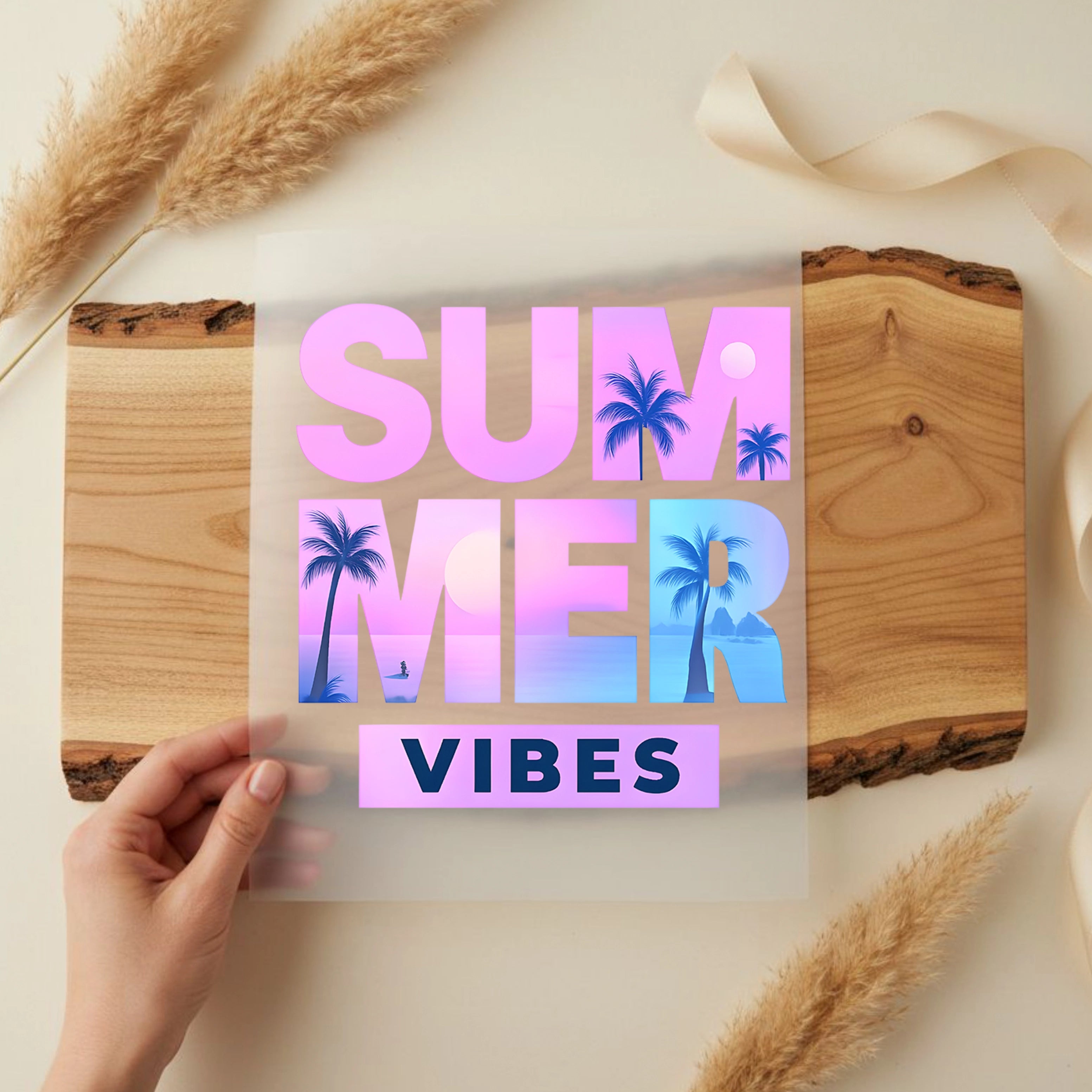 Bügelbild Summer Vibes