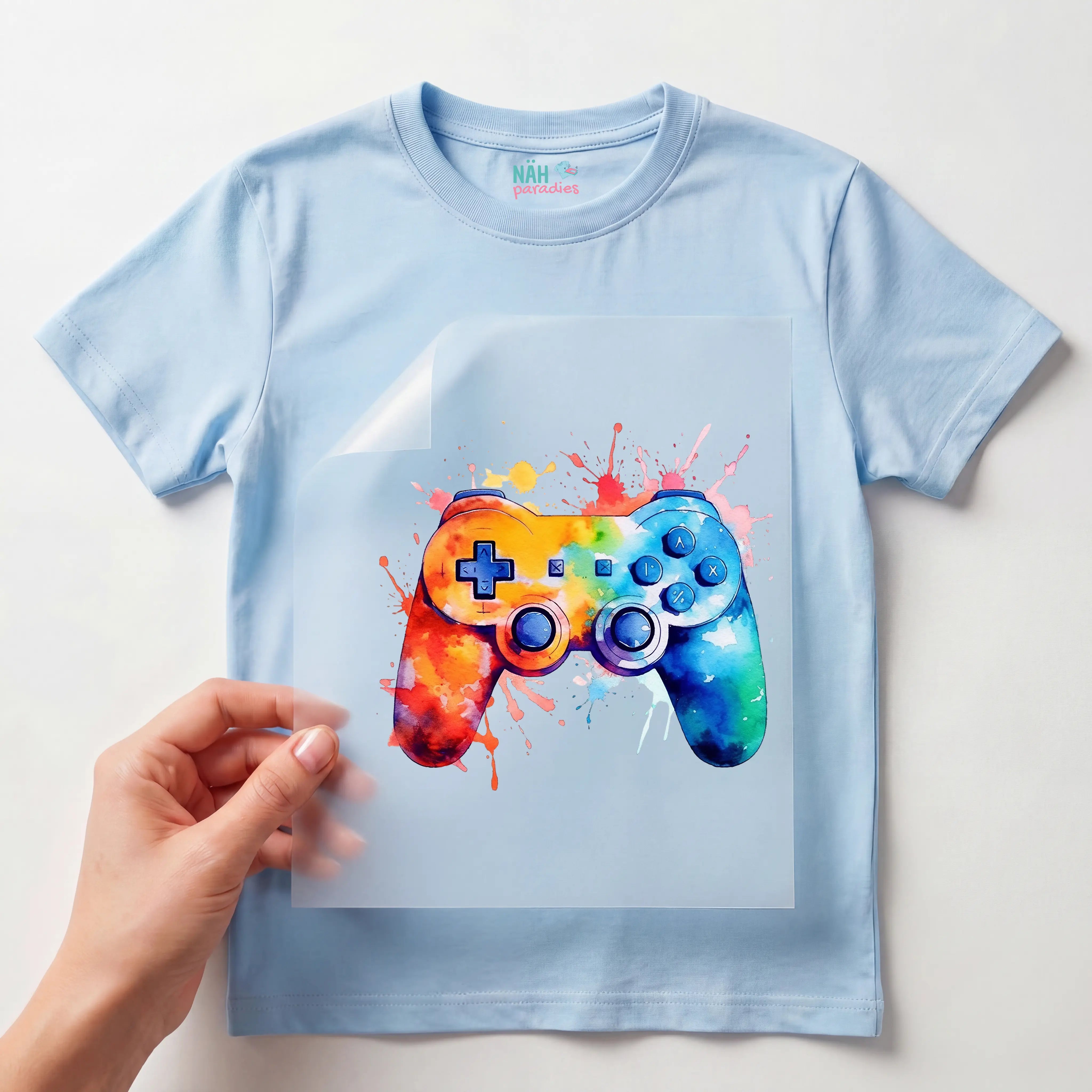 Bügelbild Controller Gamepad
