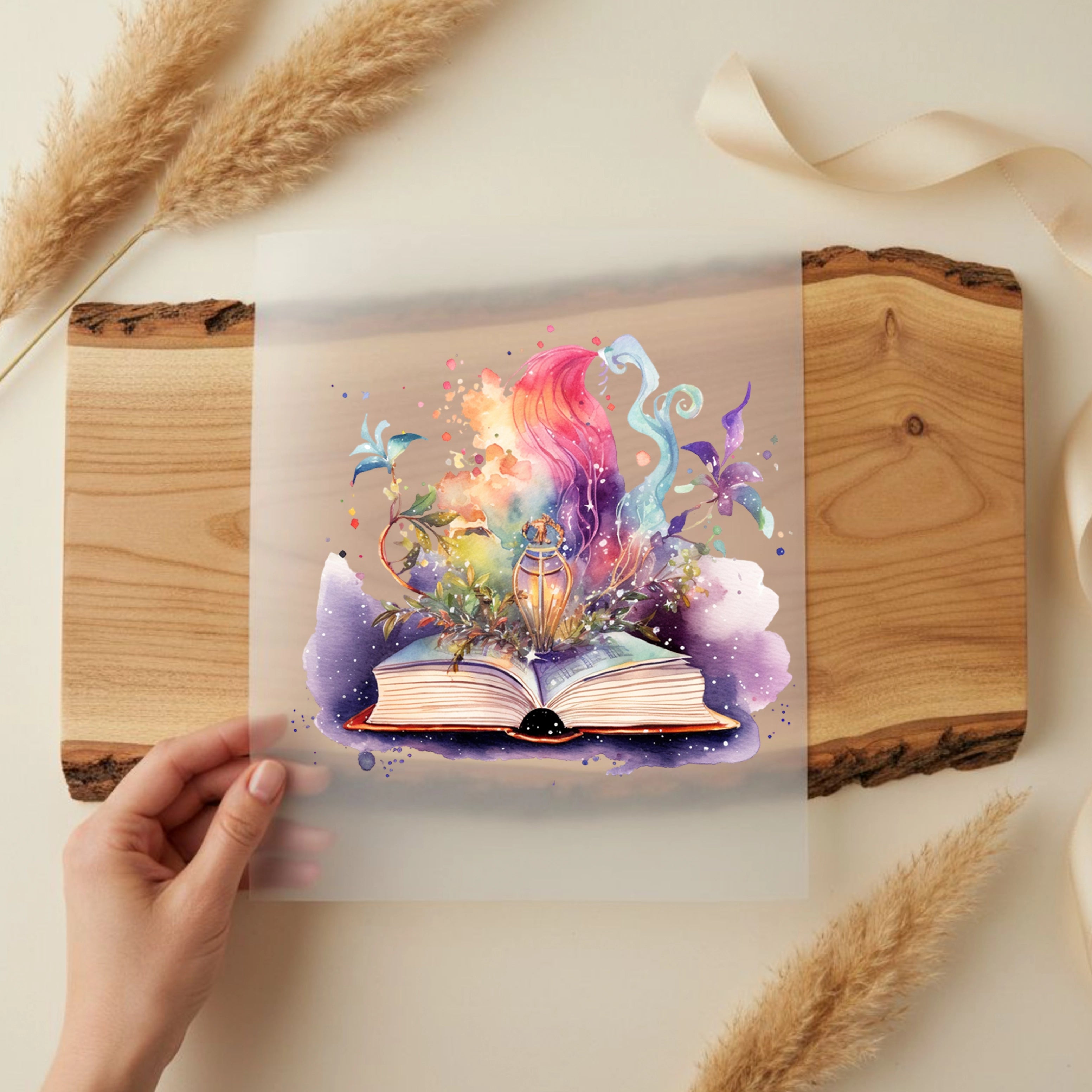 Bügelbild Zauberbuch