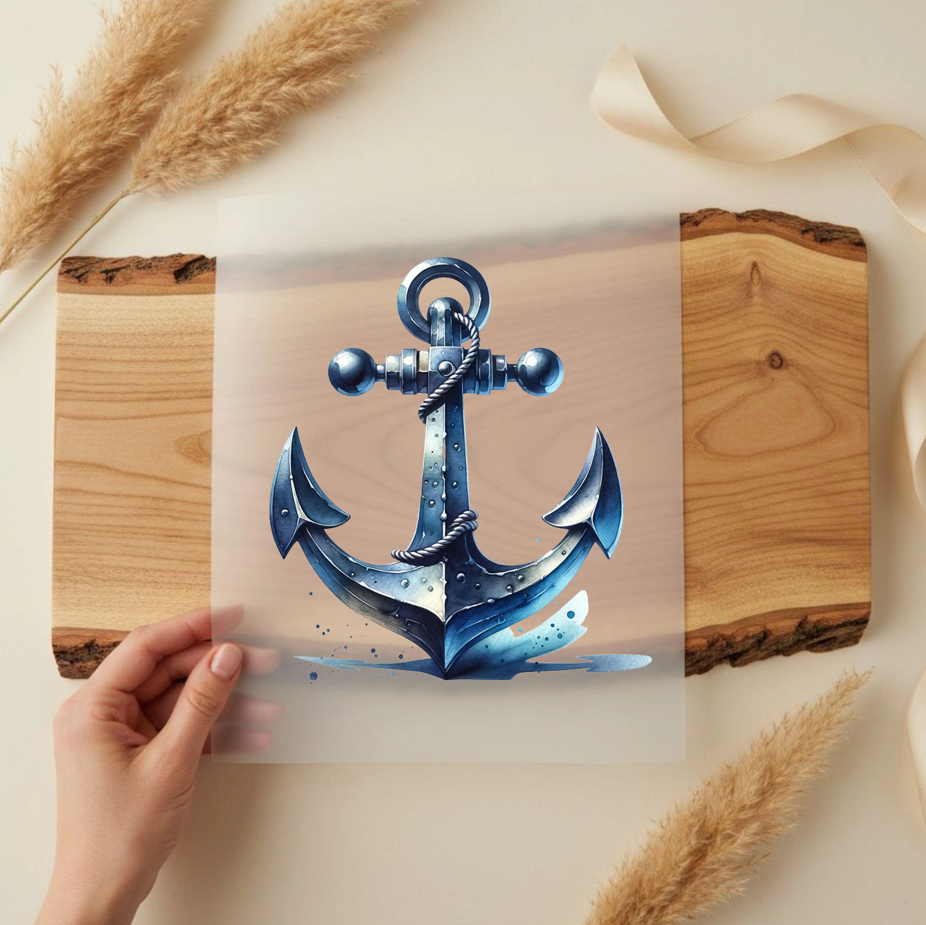 Bügelbild Anker der Tiefe