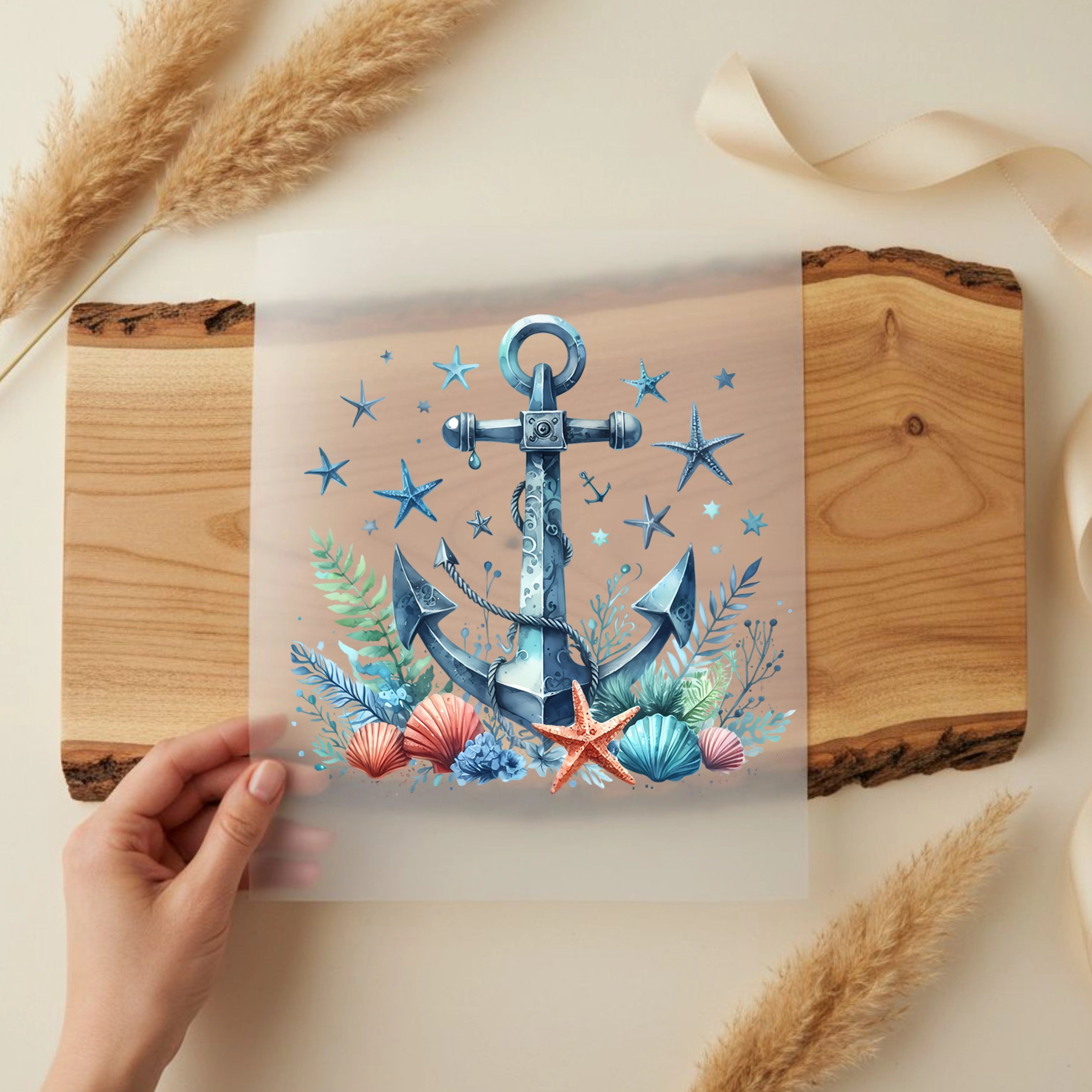 Bügelbild Tiefsee Anker