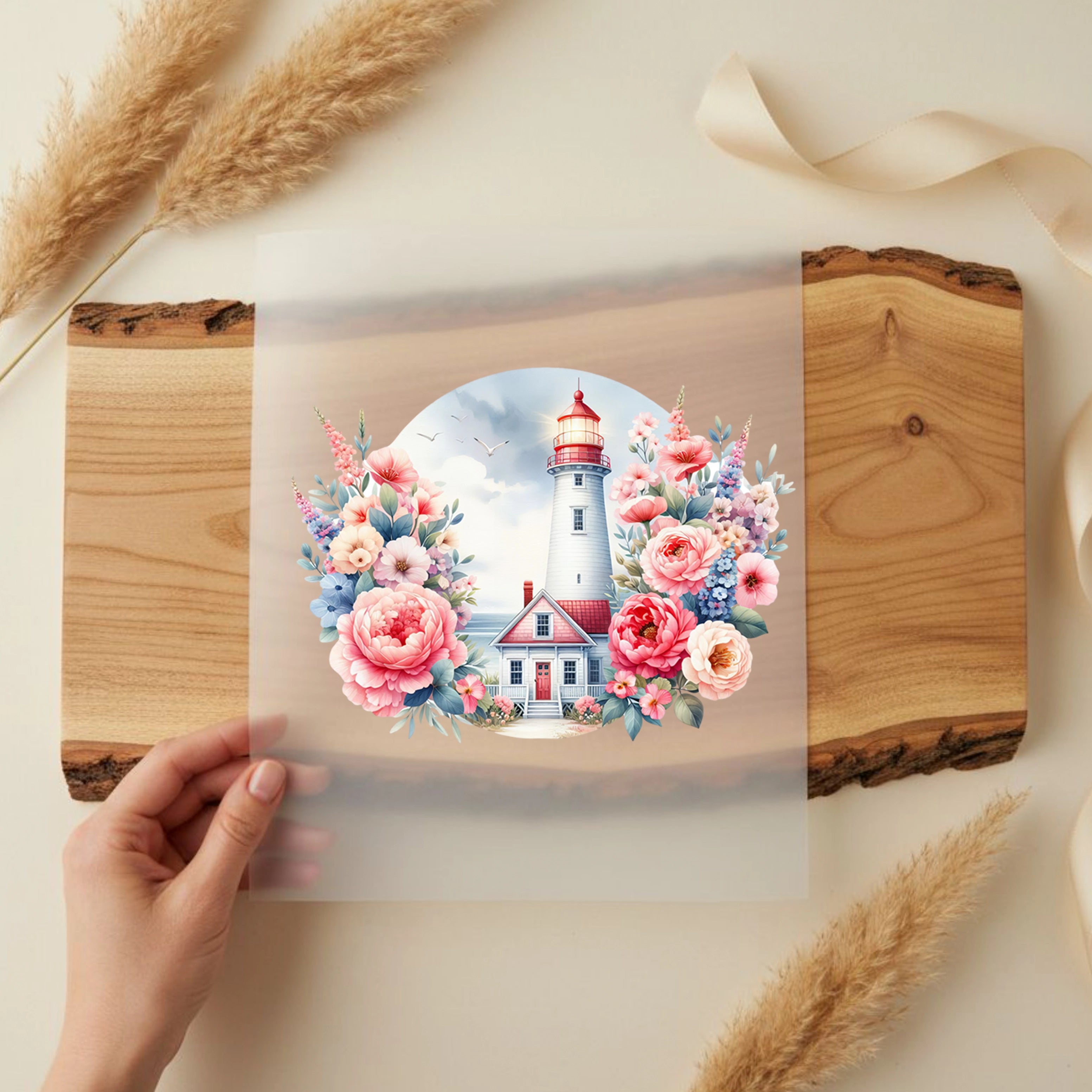 Bügelbild Küstenzauber in Pastell