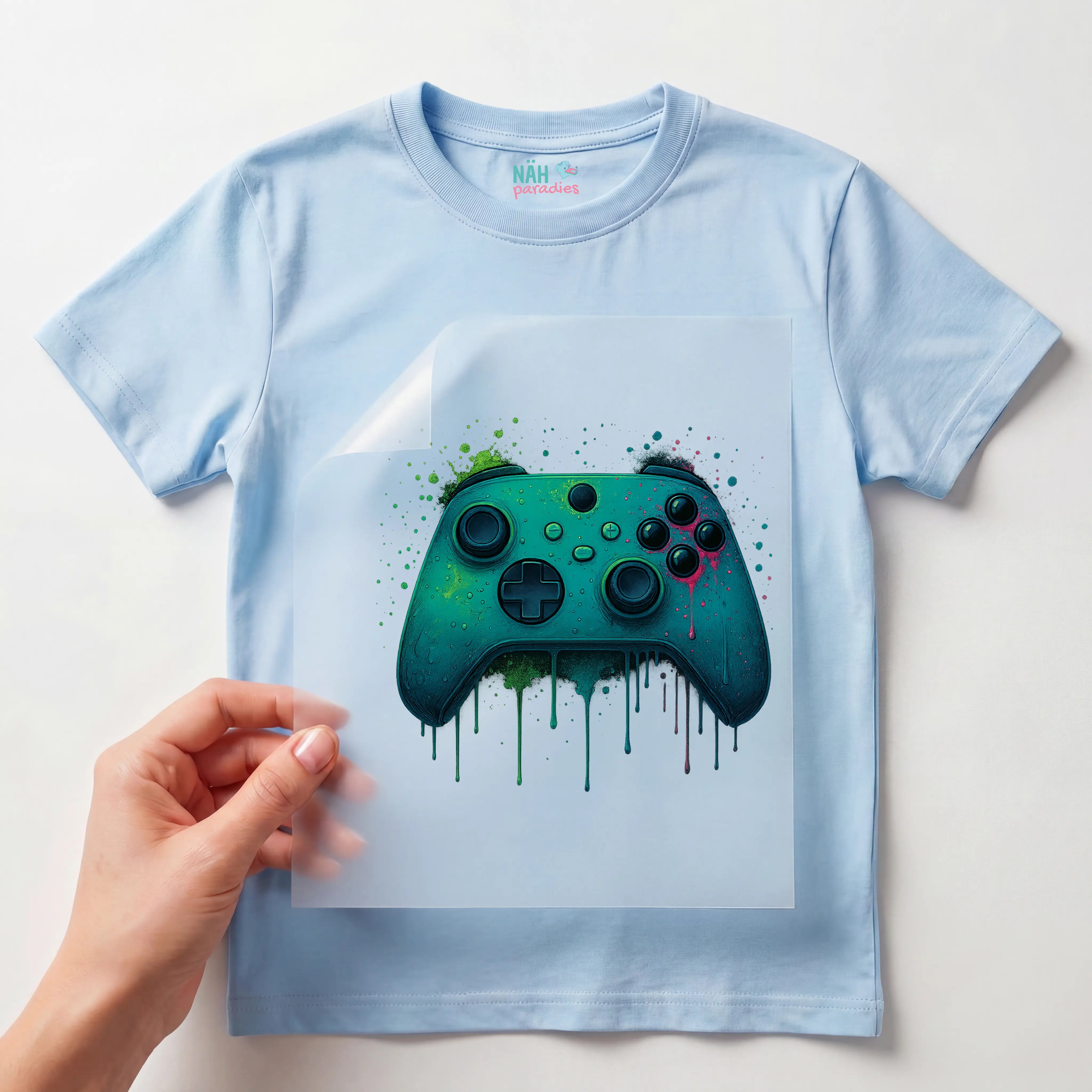 Bügelbild Grüner Controller